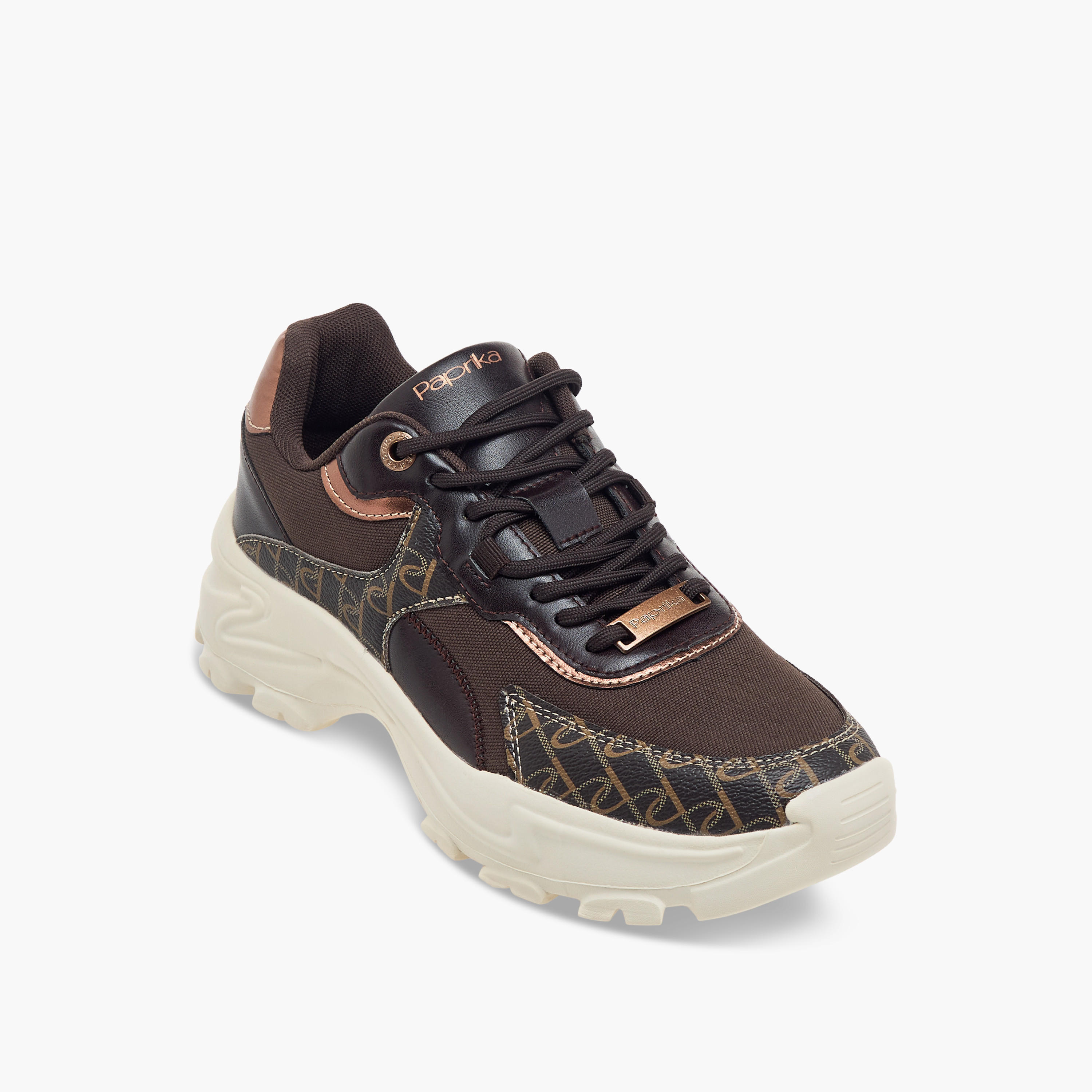 حذاء سنيكرز متعدد التصاميم بكعب بلاتفورم ورباط إغلاق من بابريكا-women-shoes-sneakers-image-2
