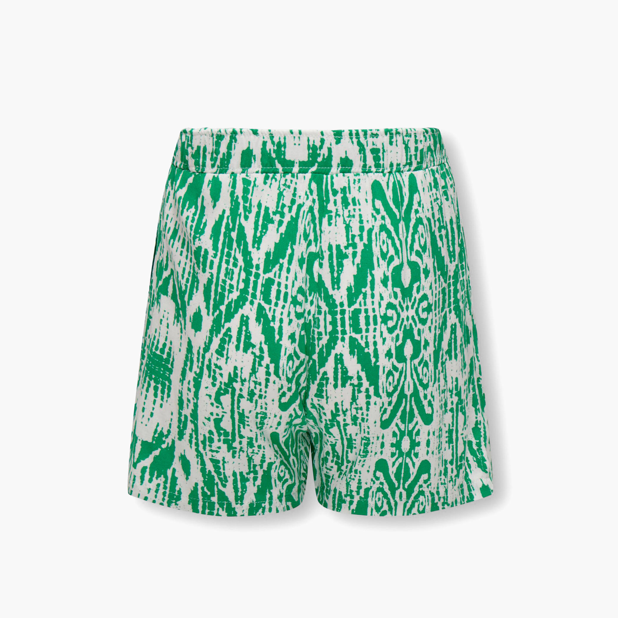Kids Only All-Over Printed Shorts with Elasticated Waistband-girls-clothing-bottoms-shorts-image-2