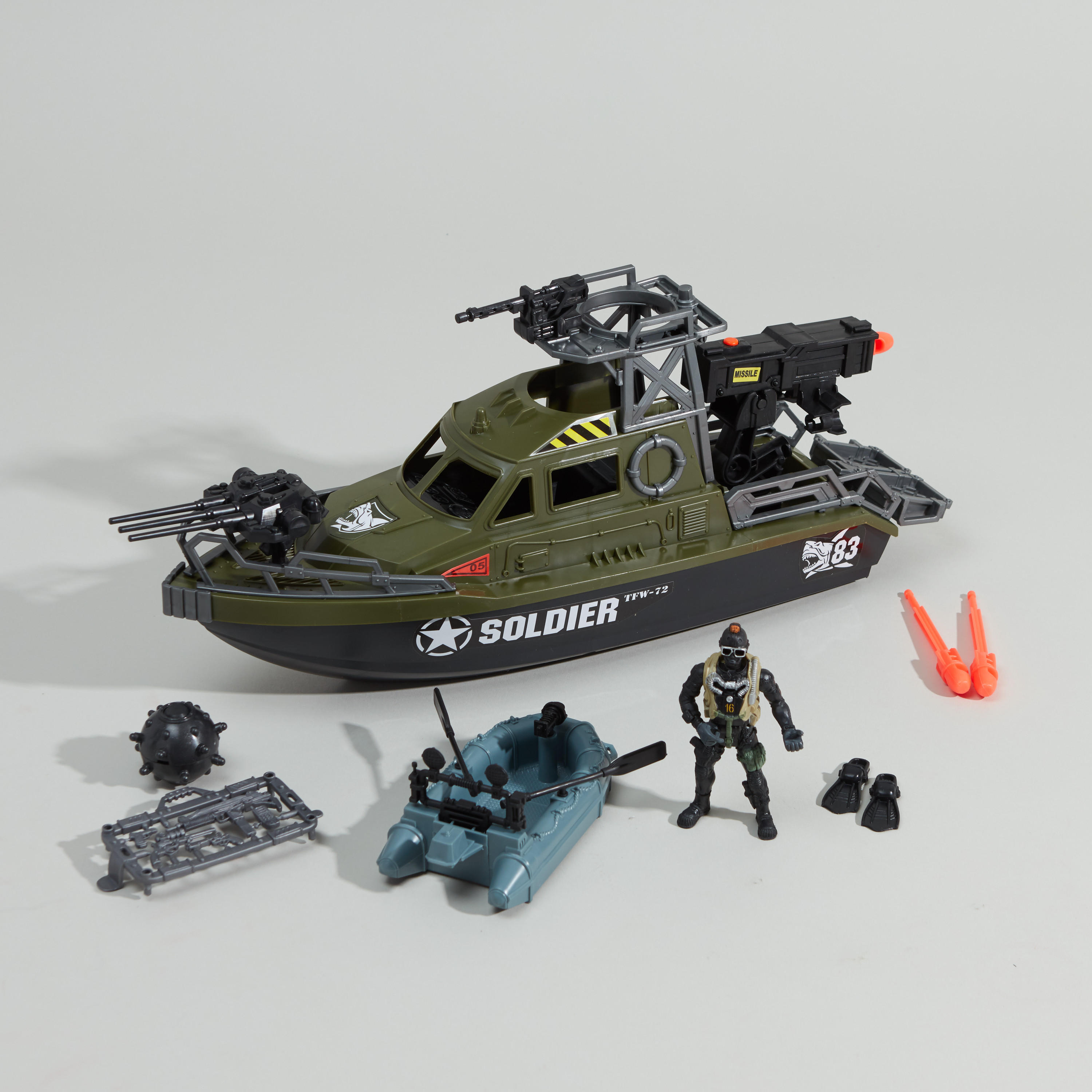 Buy Soldier Force VIII Ocean Viper Powerboat Playset Online