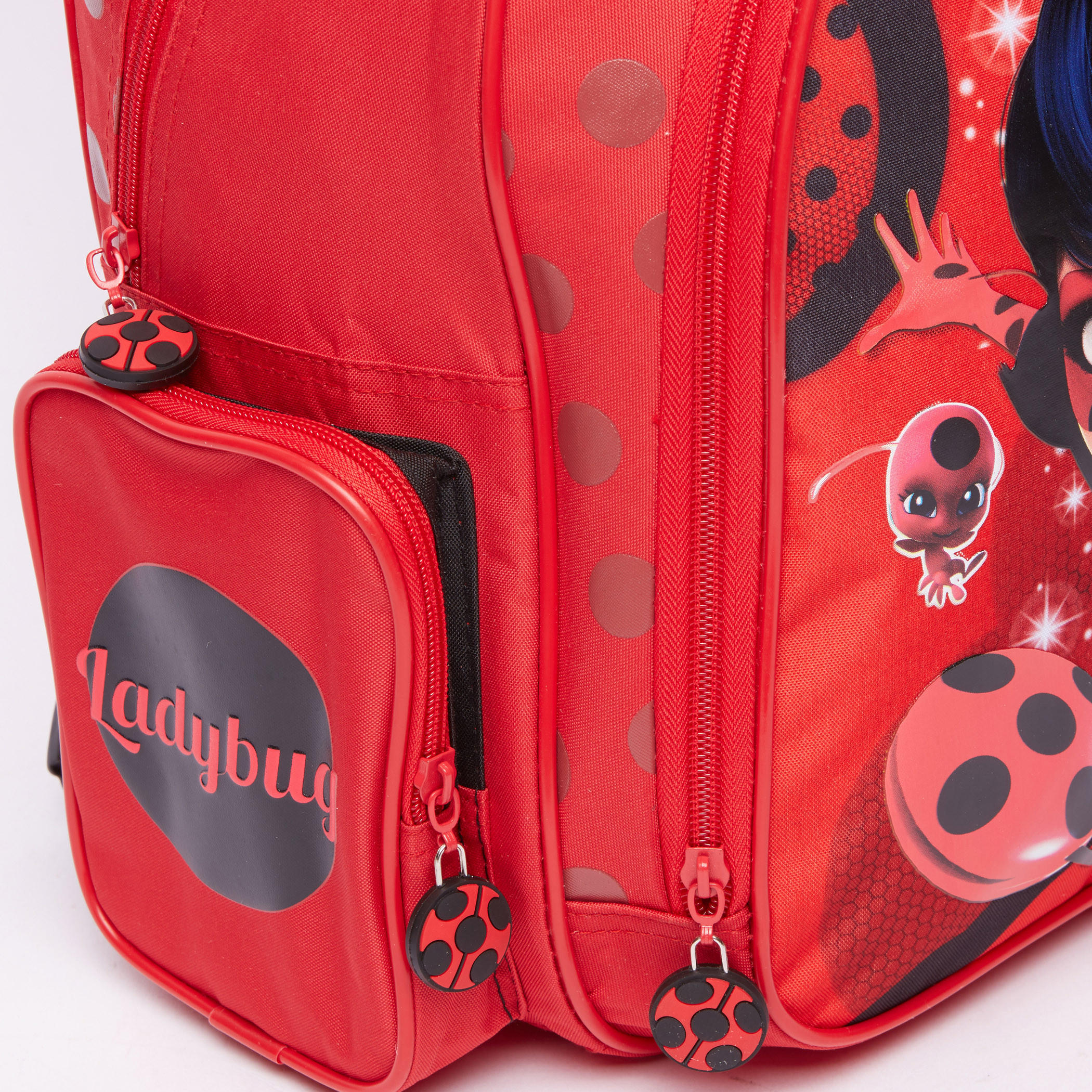 Miraculous Ladybug Kinderrucksack – 31 Cm, Rot-schwarz, Mit Zwei Fächern & Verstellbaren Trägern Für Schule & Freizeit