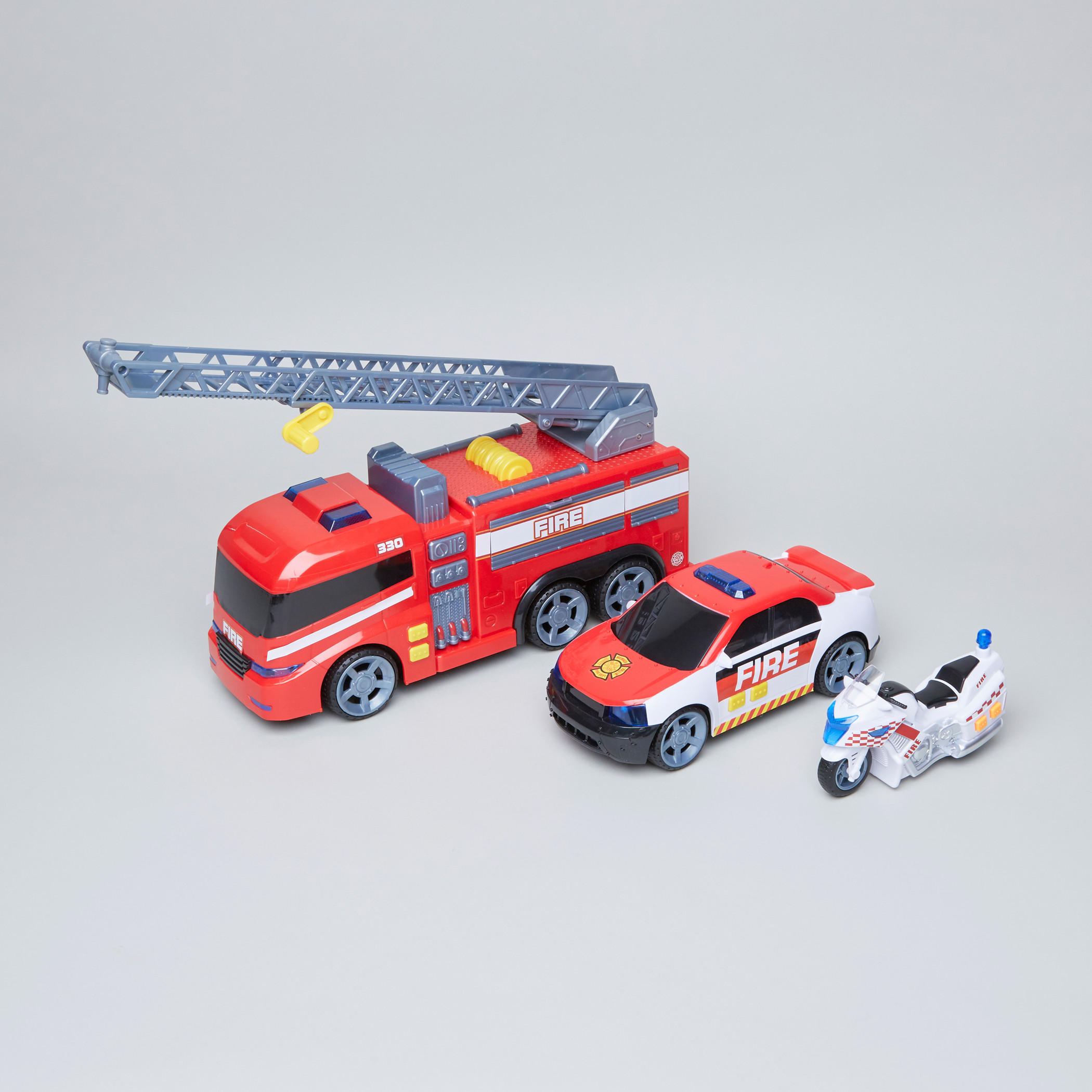 Teamsterz Kids Toy Vehicle - Choose Garbage Truck, Fire Engine, Ambulance, Or Police Car