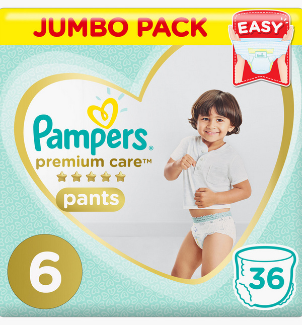 Shop Pampers Pants Diapers Size Extra Large 16+ kg Jumbo Pack 36 Count Online Centrepoint Saudi