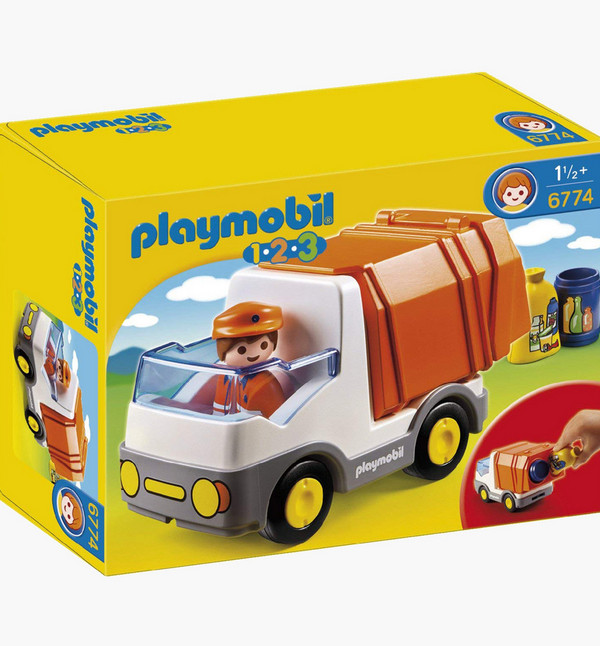 Buy Playmobil Waste Truck Playset Online Mothercare Bahrain