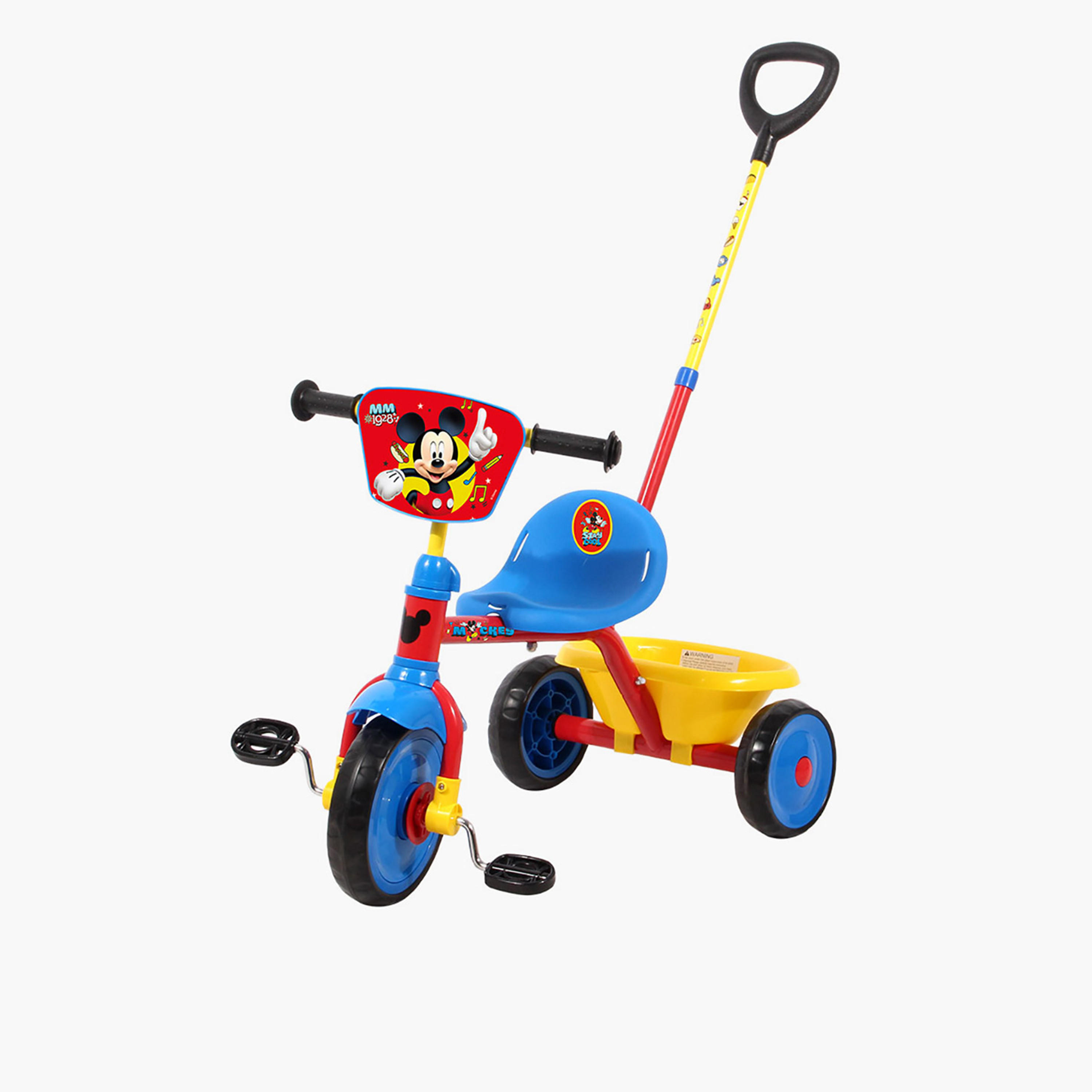 Disney Mickey Mouse Trike with Push Handle
