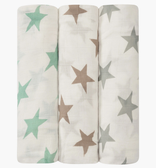 Shop aden anais 3-Piece Printed Swaddle Blanket Set 120x120