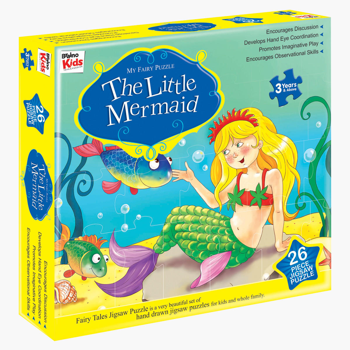 Buy Braino Kidz My Fairy The Little Mermaid Puzzle Online