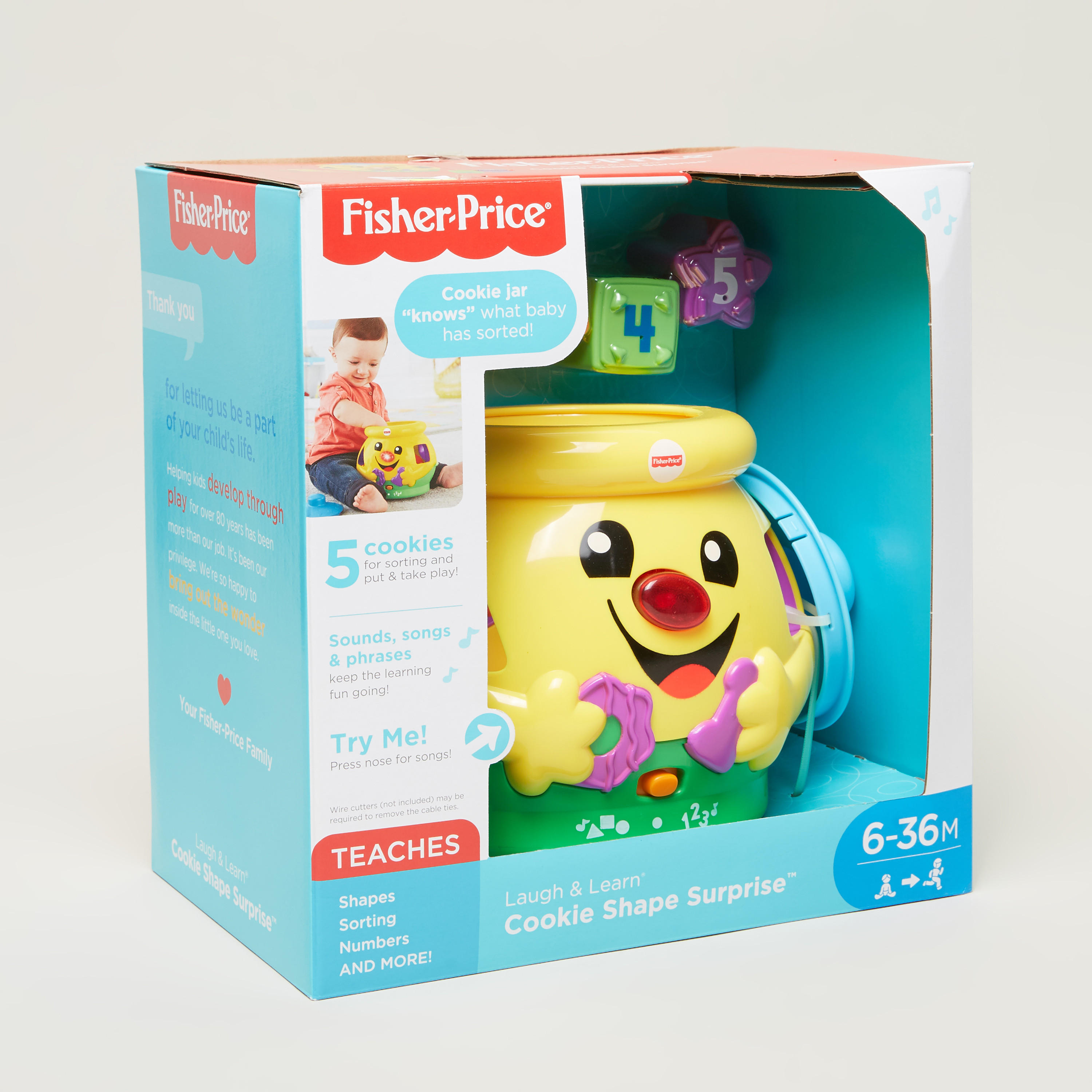 Shop Mattel Fisher-Price Laugh and Learn Cookie Shape Surprise