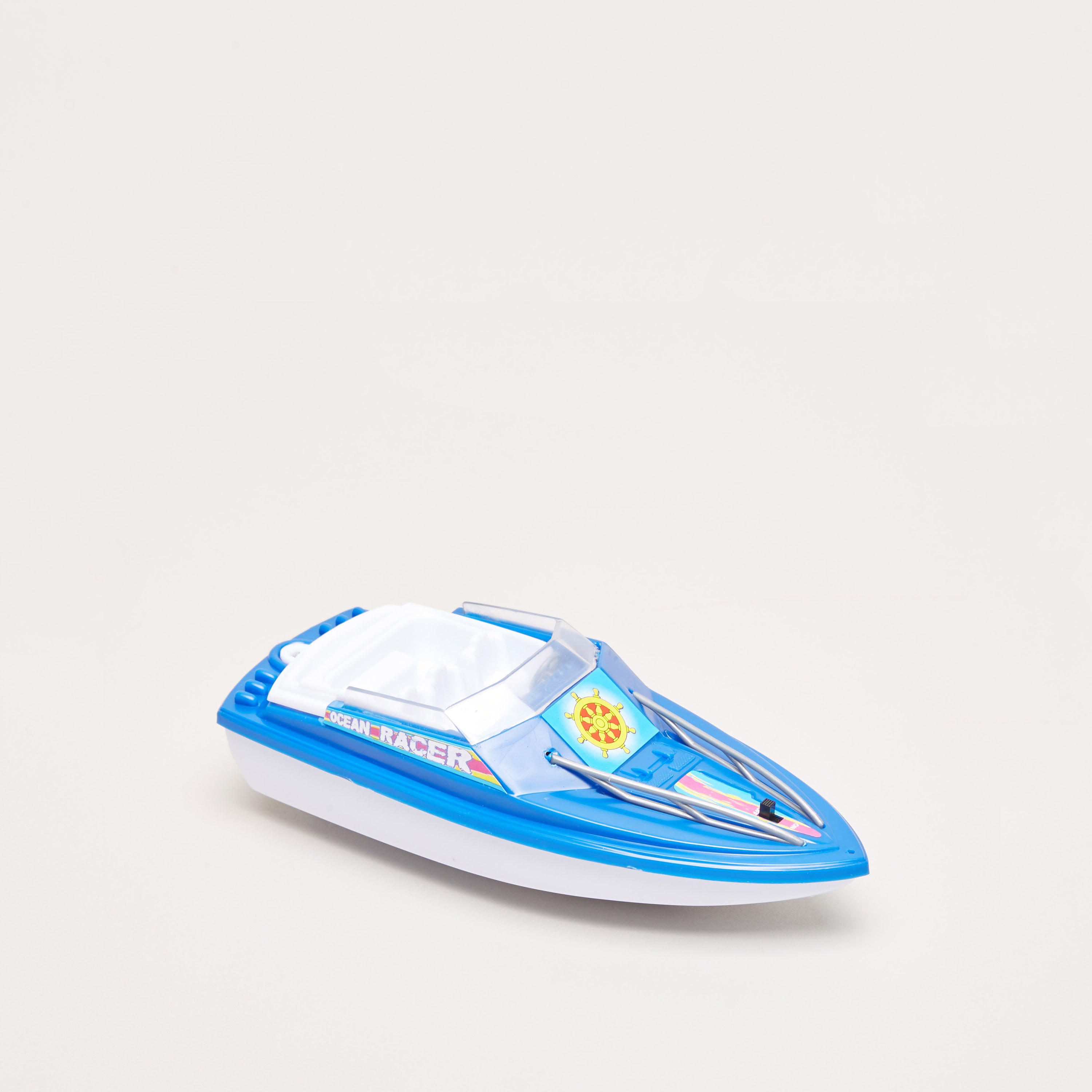 Ocean Toy Ski Boat Antique Toy Bandai B619 Tin Ocean Speed ​​Boat