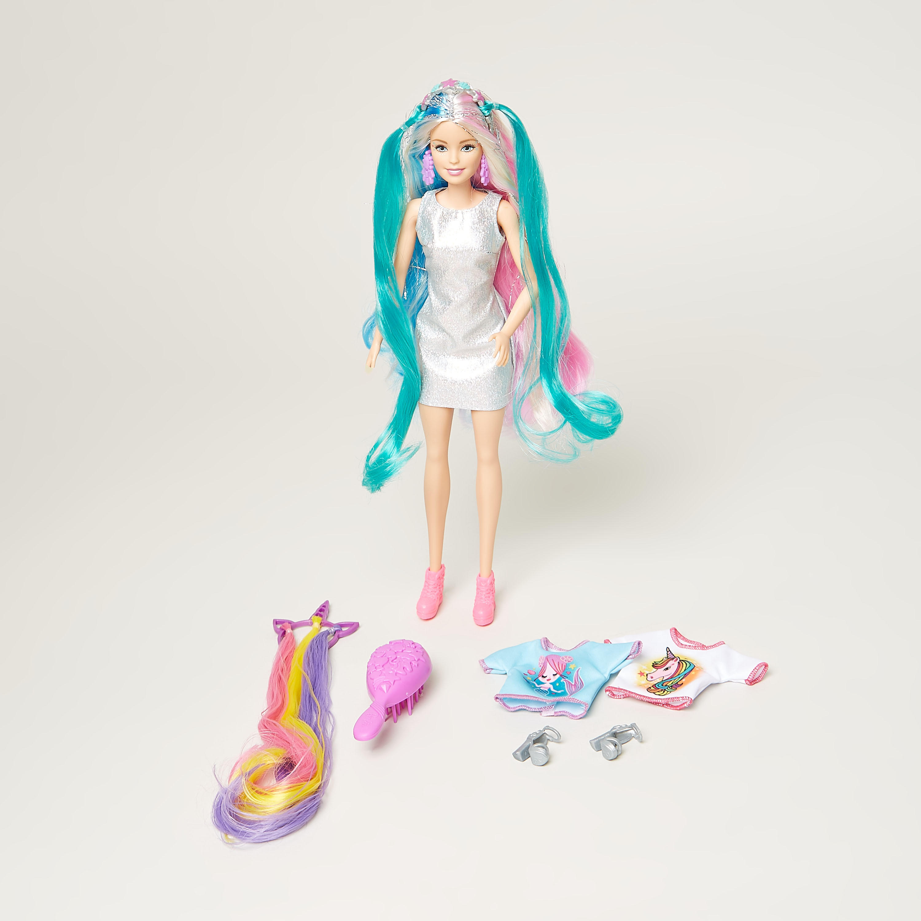Shop Barbie Fantasy Hair Doll Playset Online Centrepoint Bahrain