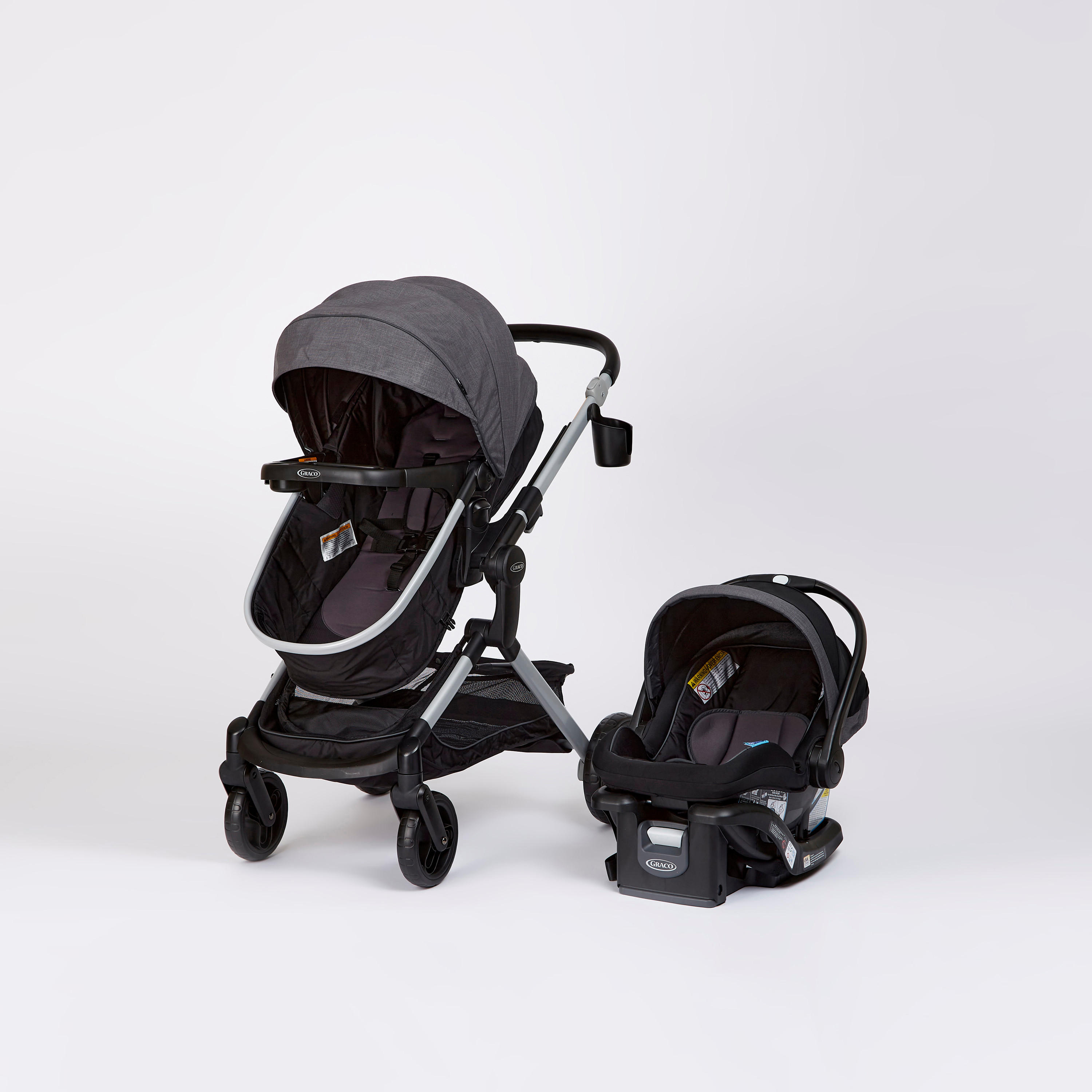 Buy Graco Modes Black Travel System with 2-in-1 Stroller and Car