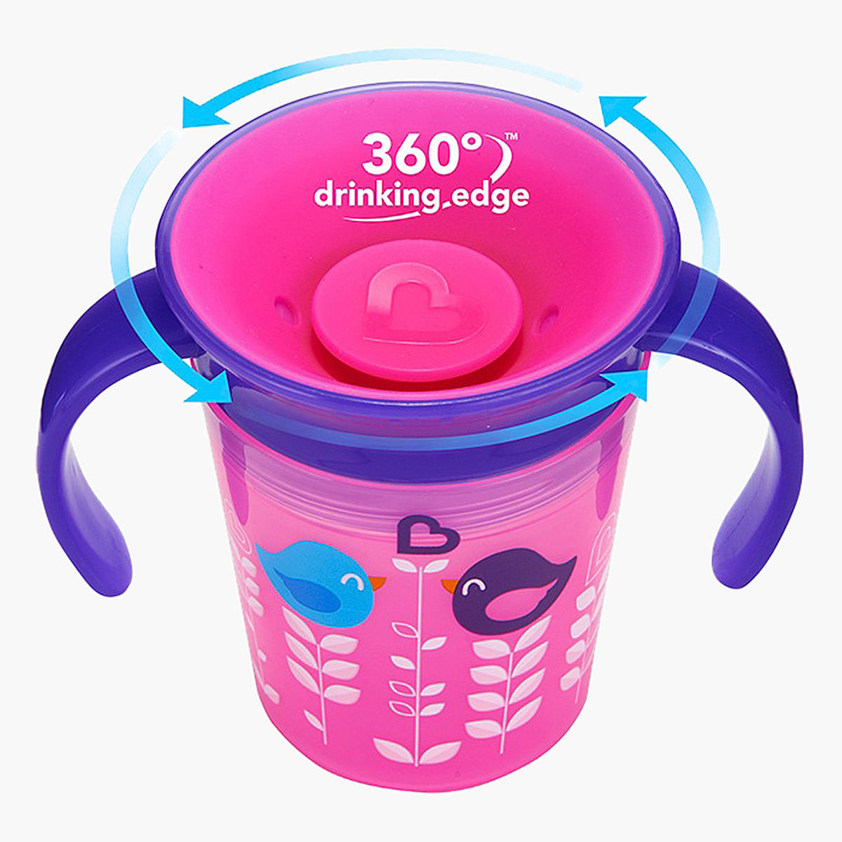 كوب مزين بفوهة ميركل 360 درجة متنوع من مانشكين - 177 مل-baby-feeding-mealtimeessentials-image-1