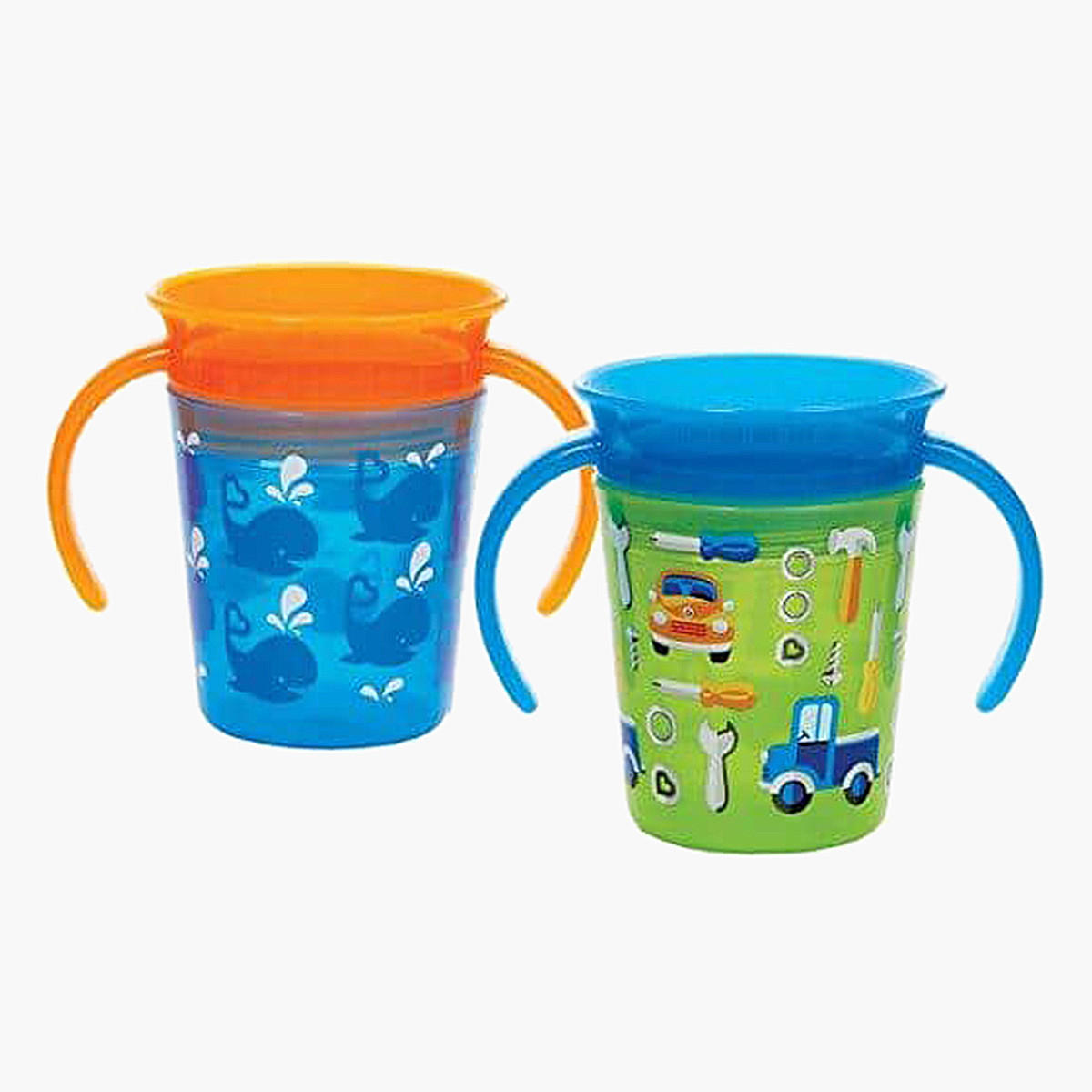 كوب مزين بفوهة ميركل 360 درجة متنوع من مانشكين - 177 مل-baby-feeding-mealtimeessentials-image-2
