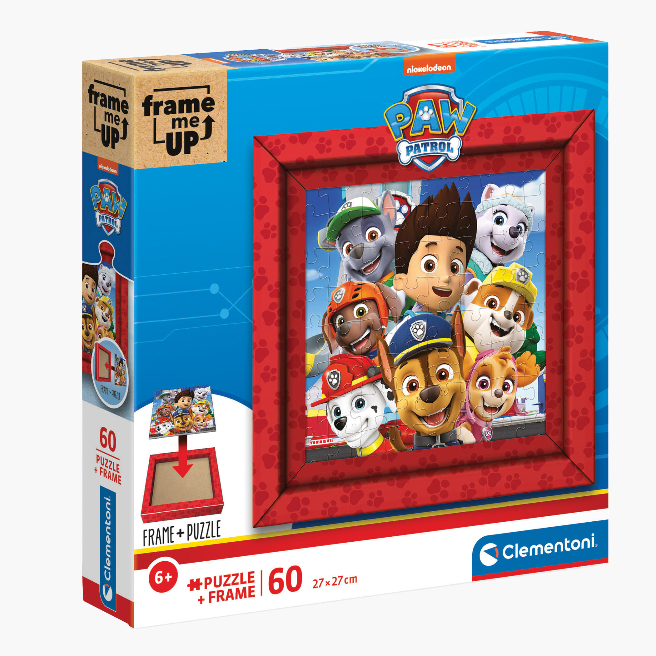 Buy Clementoni Paw Patrol 60-Piece Puzzle and Frame Set Online ...