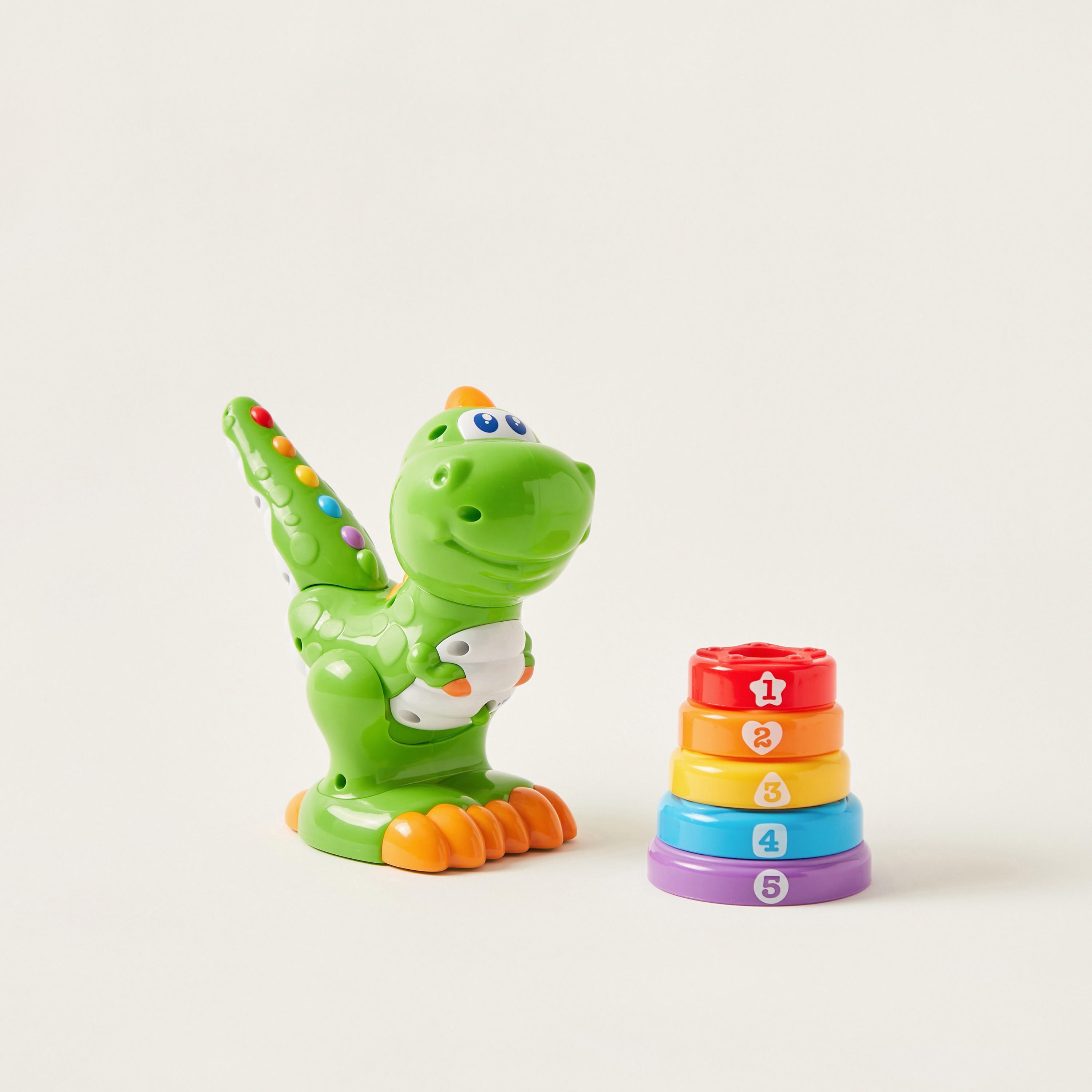 Buy Little Learner Count and Stack Dinosaur Playset Online | Babyshop UAE