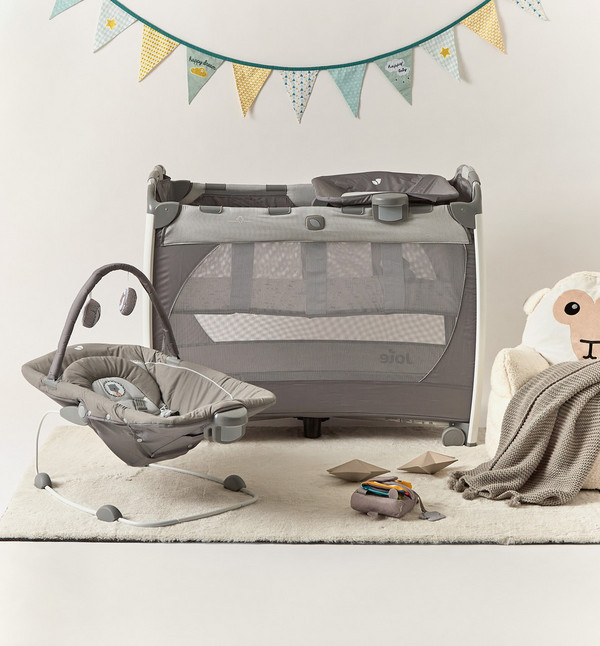 Buy Joie Excursion Change and Bounce Grey 3-piece playard Travel