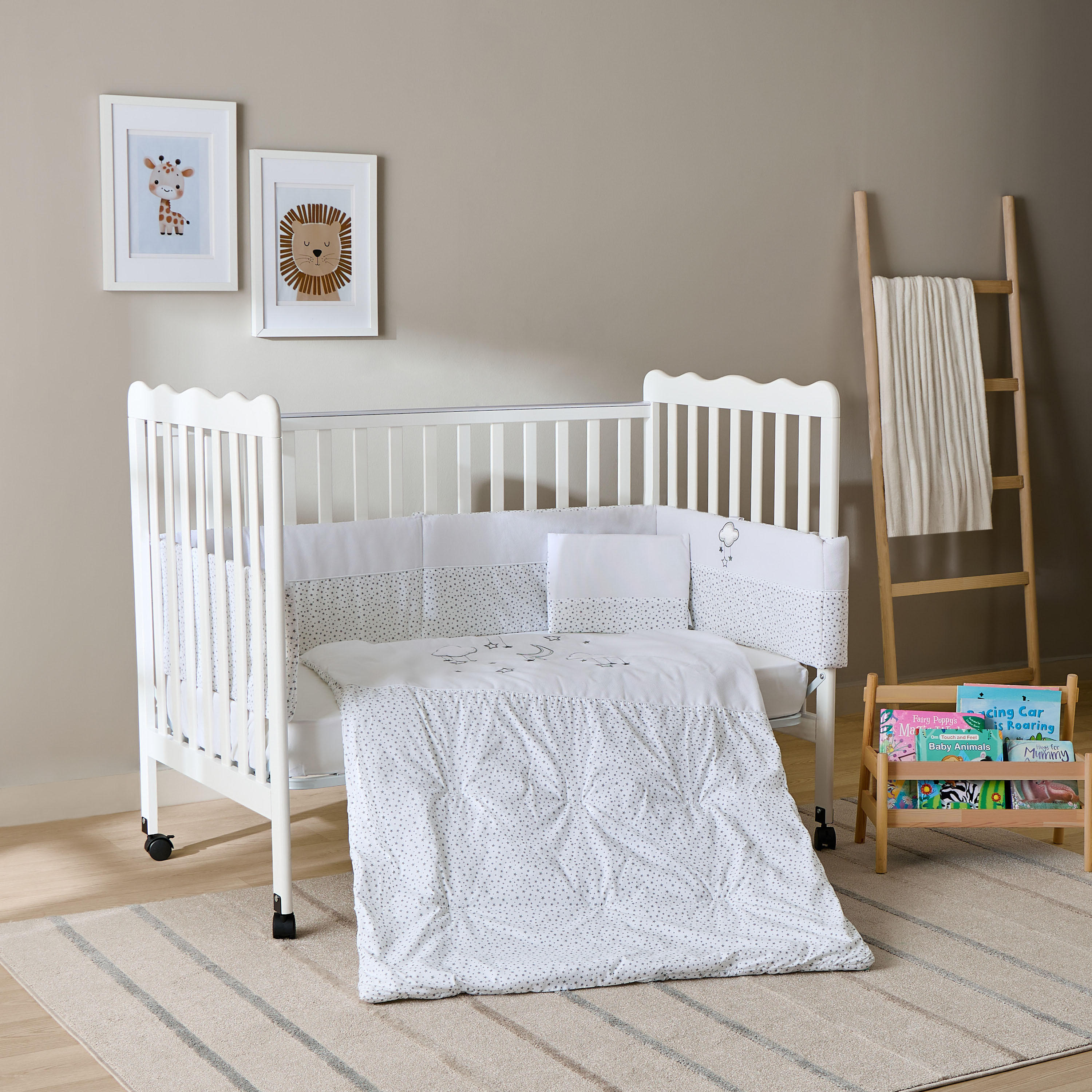 Buy Nini 4-Piece Crib Bedding Set Online Babyshop UAE