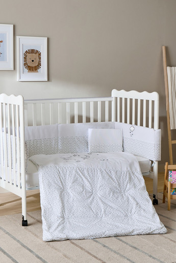 Buy Nini 4-Piece Crib Bedding Set Online Babyshop UAE