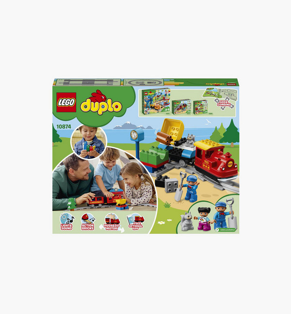 Shop LEGO DUPLO Steam Train 10874 Fun Toy Online
