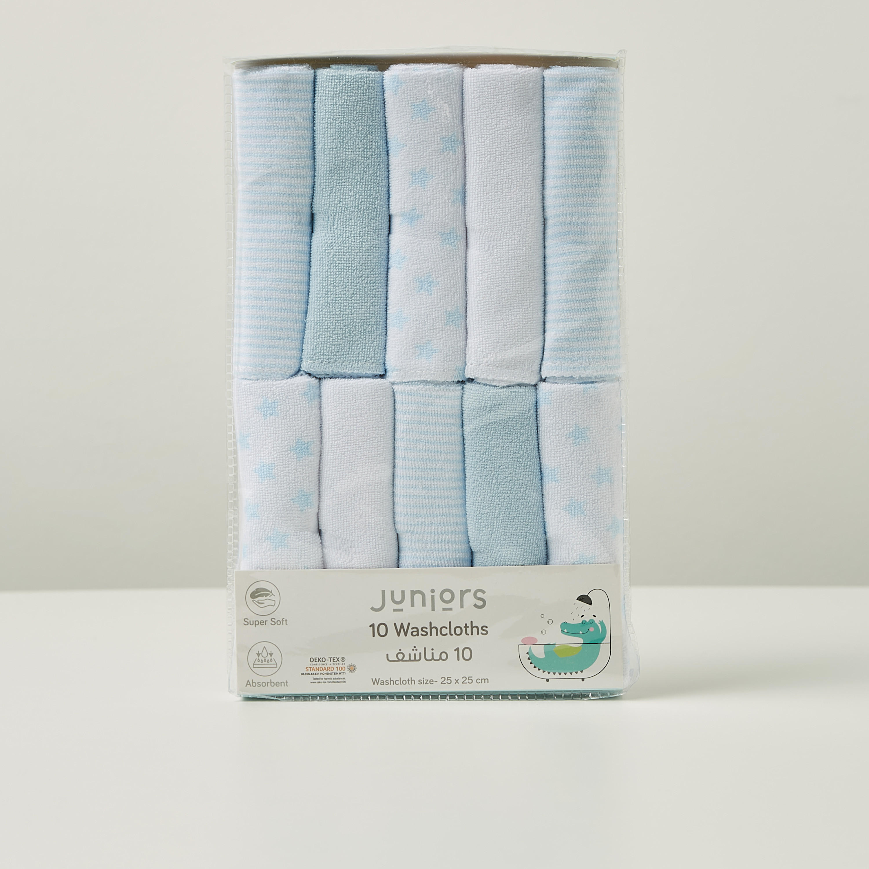مناشف بارزة الملمس من جونيورز - طقم من 10 قطع-baby-bathandcare-towels-image-4