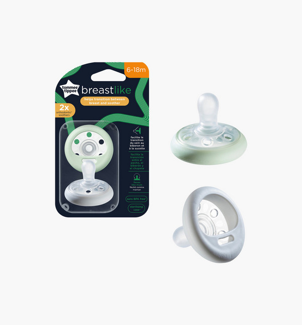Shop Tommee Tippee Closer to Nature 2-Piece Breast like Soother