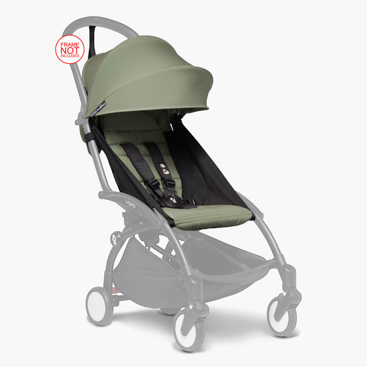 عربة أطفال بنظام طي بزر ضغط وإطار معدني وقفل للعجلات من بيبي زين يويو-baby-gear-strollersandprams-strollers-image-1