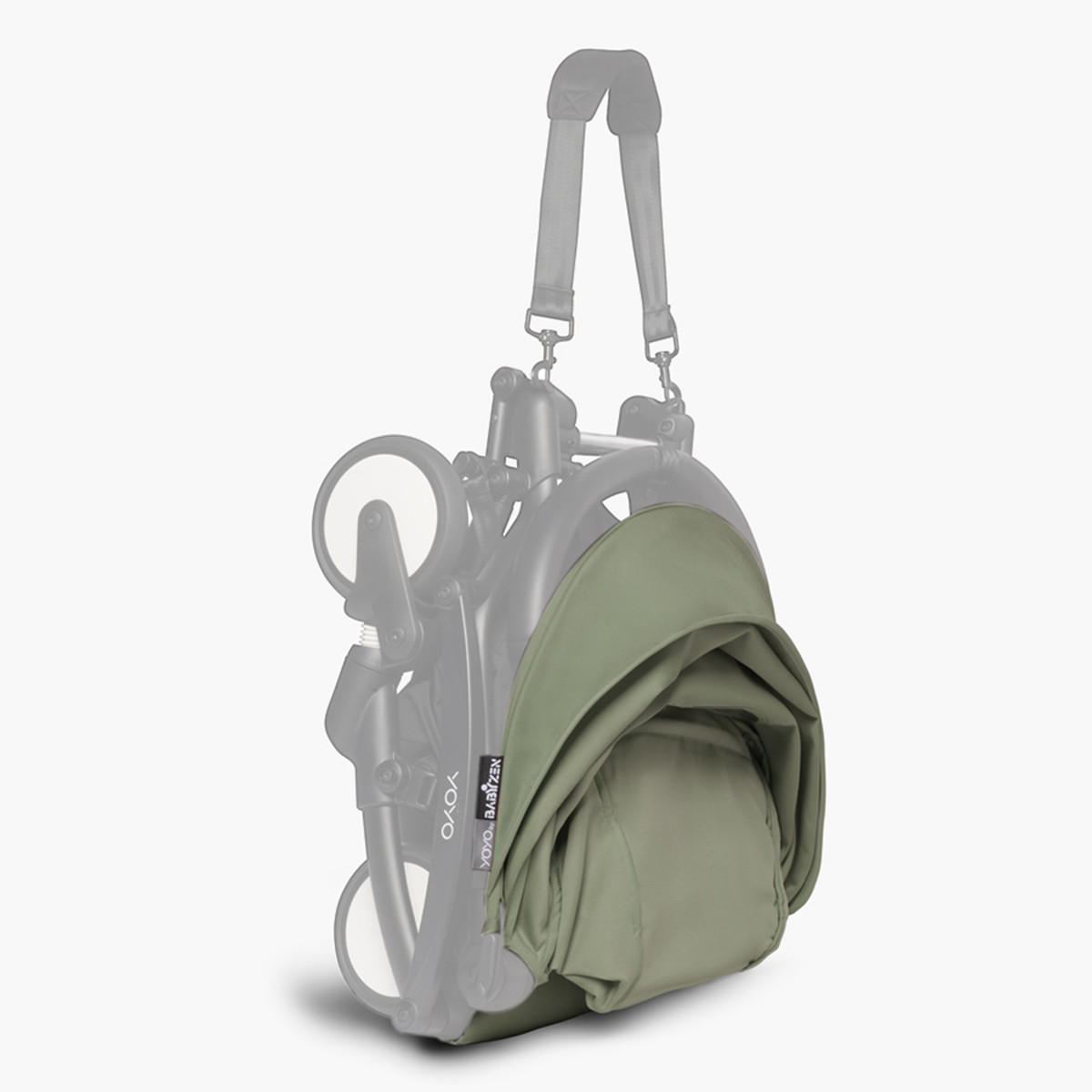 عربة أطفال بنظام طي بزر ضغط وإطار معدني وقفل للعجلات من بيبي زين يويو-baby-gear-strollersandprams-strollers-image-3