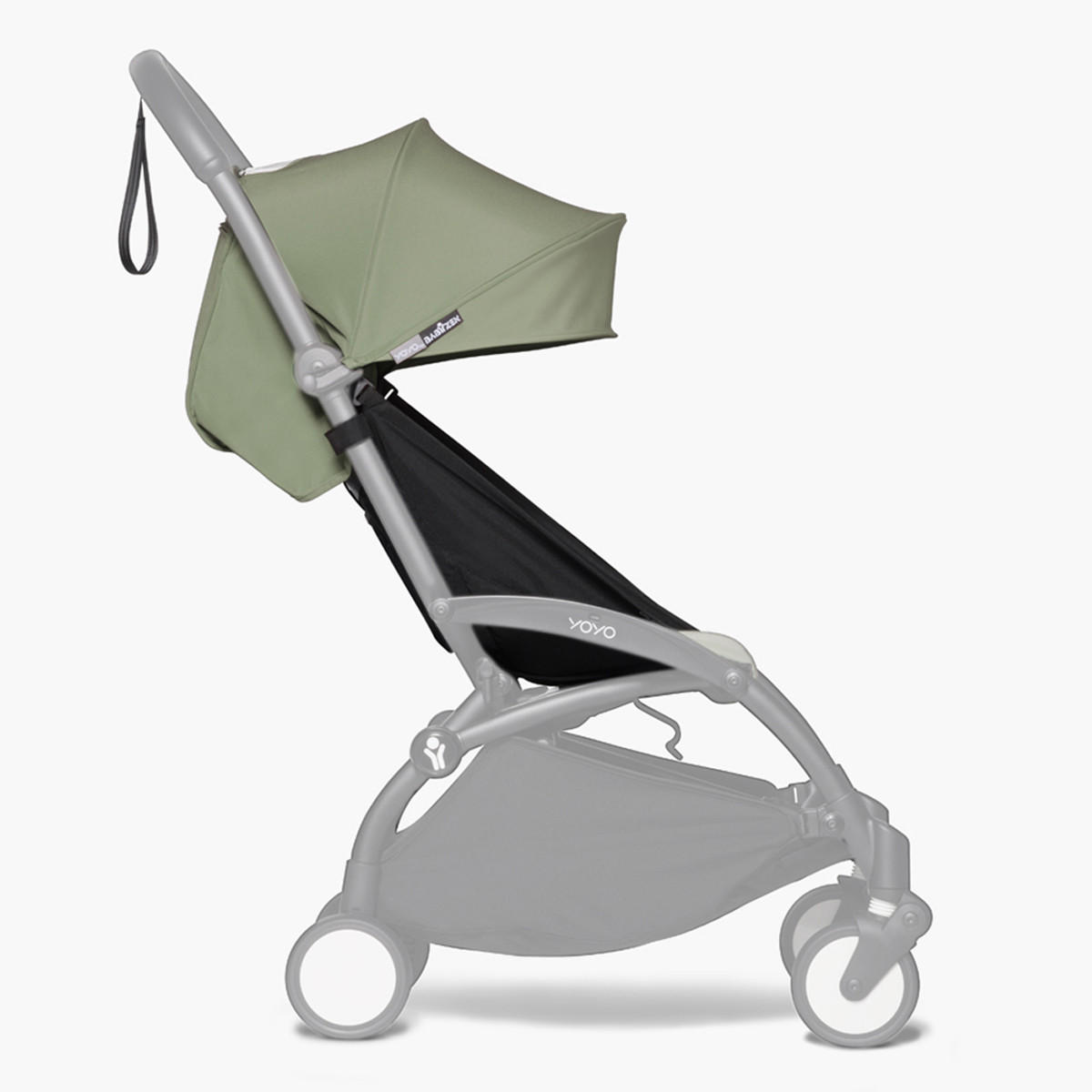 عربة أطفال بنظام طي بزر ضغط وإطار معدني وقفل للعجلات من بيبي زين يويو-baby-gear-strollersandprams-strollers-image-5