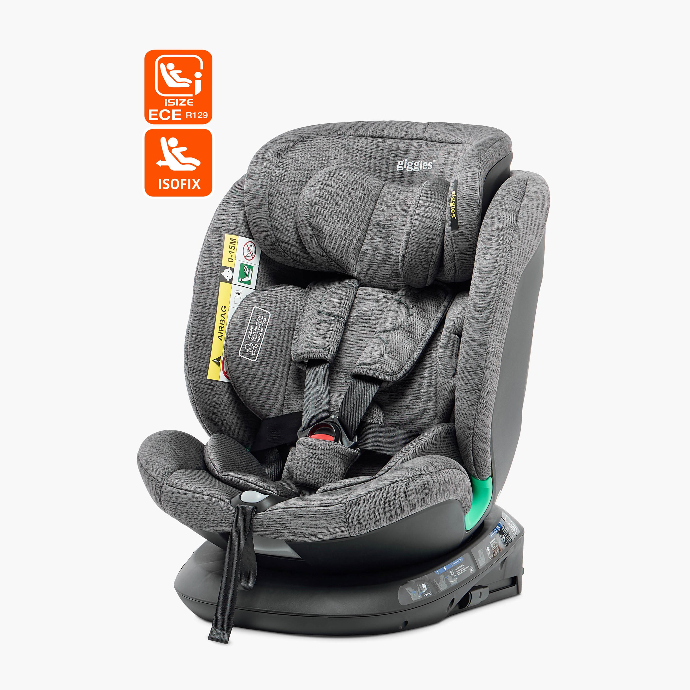 Buy Giggles Maxx 360 degree Group 0+1+2+3 I-size, ISO Fix Car Seat
