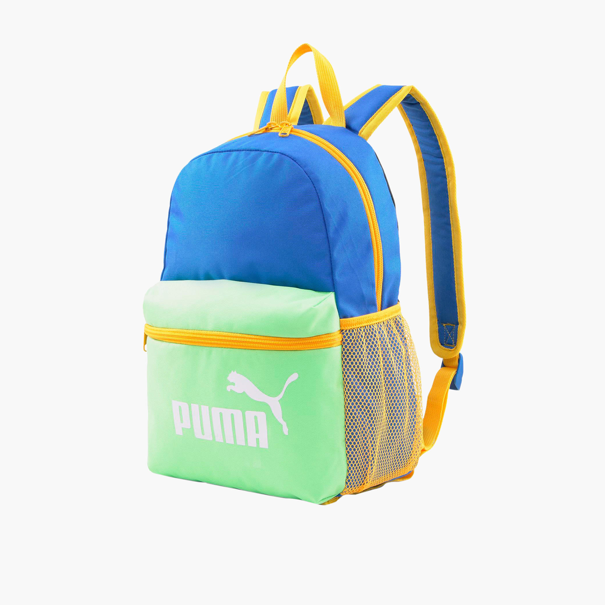 Shop PUMA Logo Print Colourblock Backpack Online Centrepoint