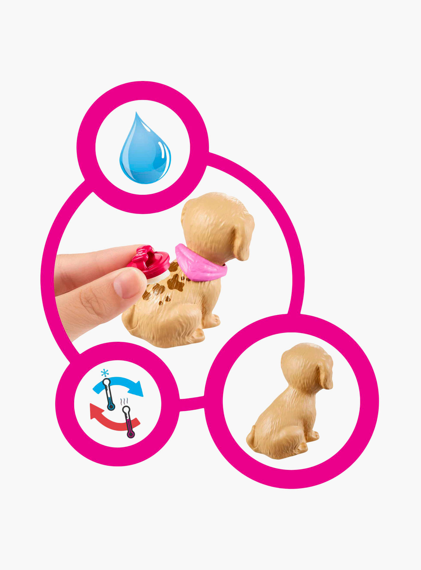 Barbie Doll and 4 Pet Boutique Playset with Color-Change Grooming Feature, Great for 3 to 7 Years-toys-dollsandplaysets-dollplaysets-image-3