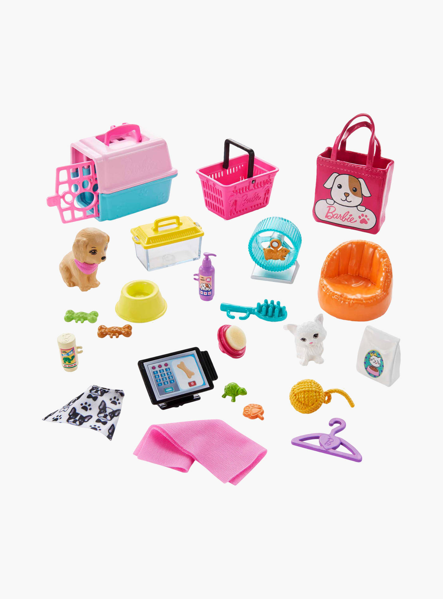 Barbie Doll and 4 Pet Boutique Playset with Color-Change Grooming Feature, Great for 3 to 7 Years-toys-dollsandplaysets-dollplaysets-image-5
