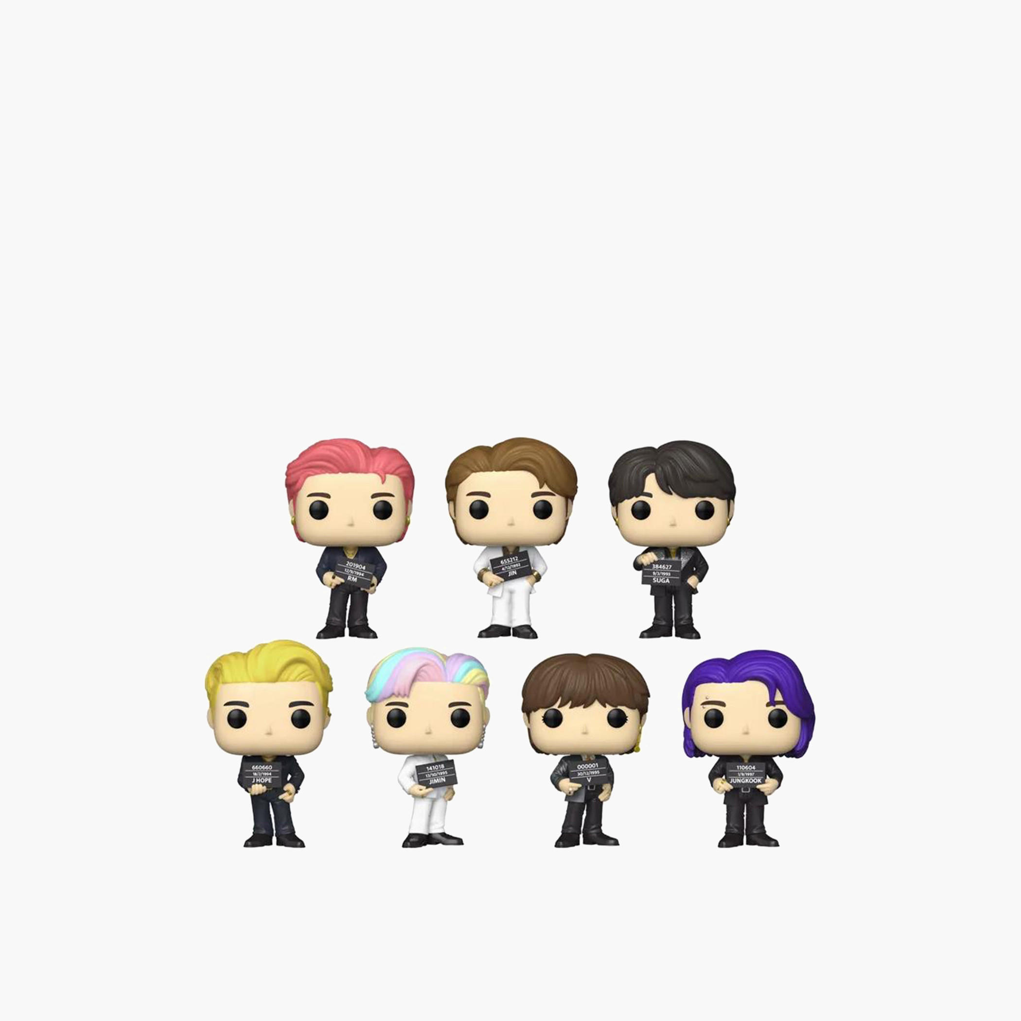 Funko Bts (butter) Pop Rocks Complete Set (7 Pack SPECIAL EDITION