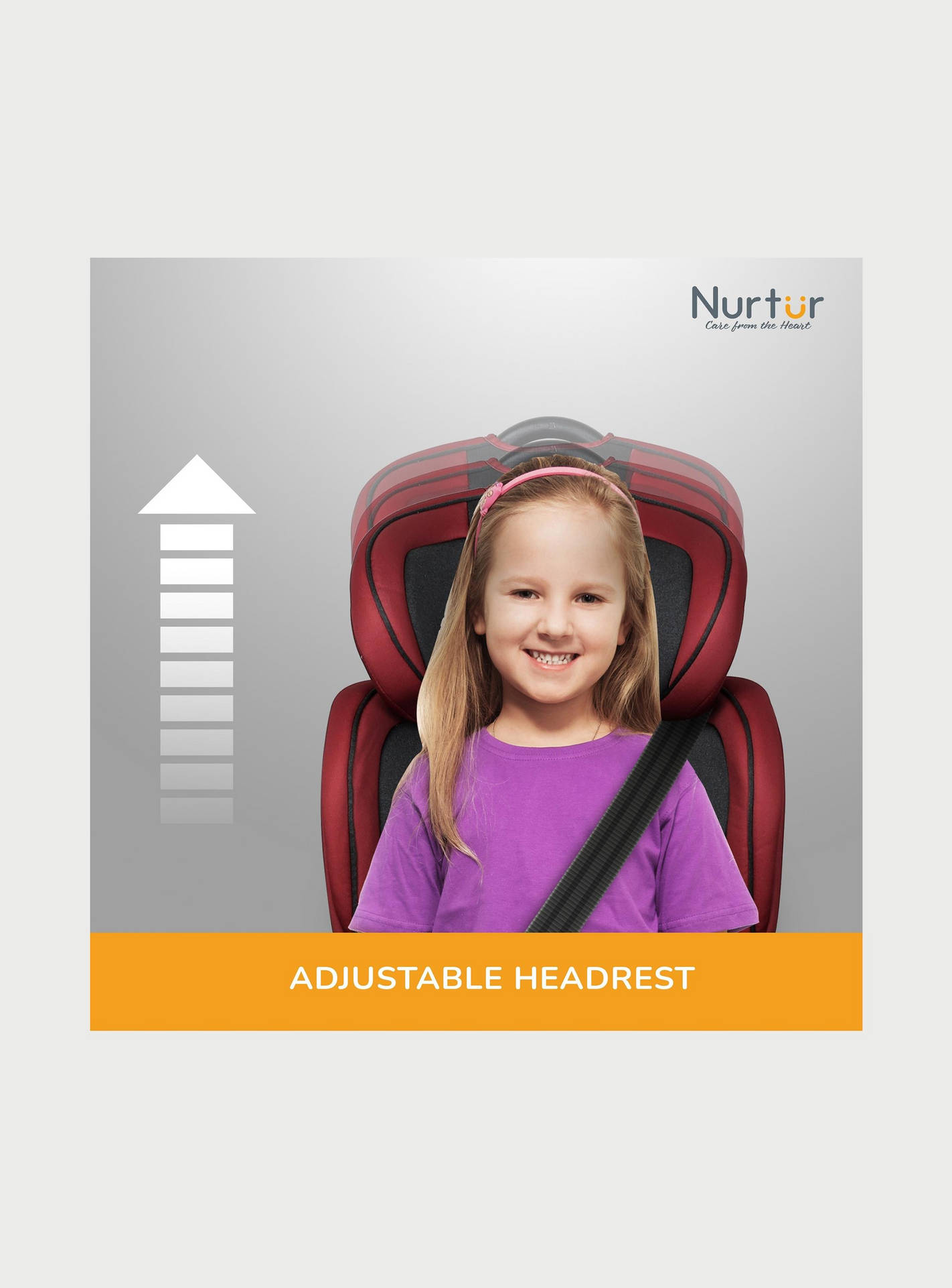 Nurtur Jupiter Toddler Car Seat with Adjustable Multi-Recline Positions and Seat Belt System-baby-gear-carseats-image-5