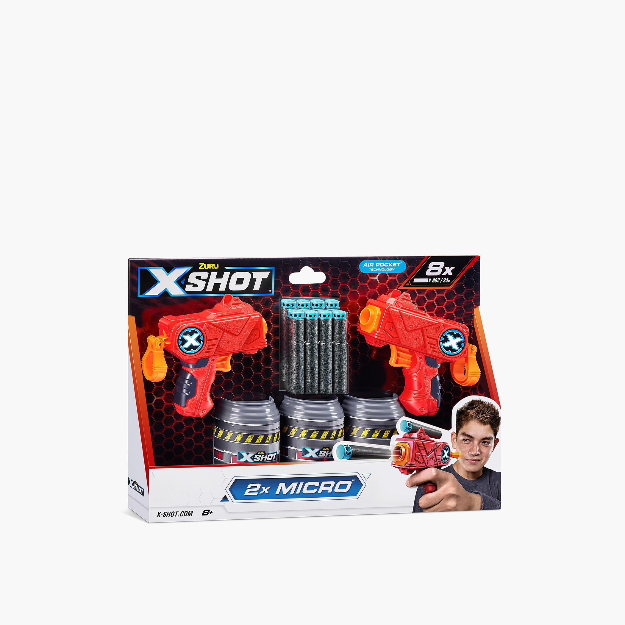 X-Shot Micro Excel Double Shooting Game Set-toys-outdoor-gunsandfoamblasters-image-6