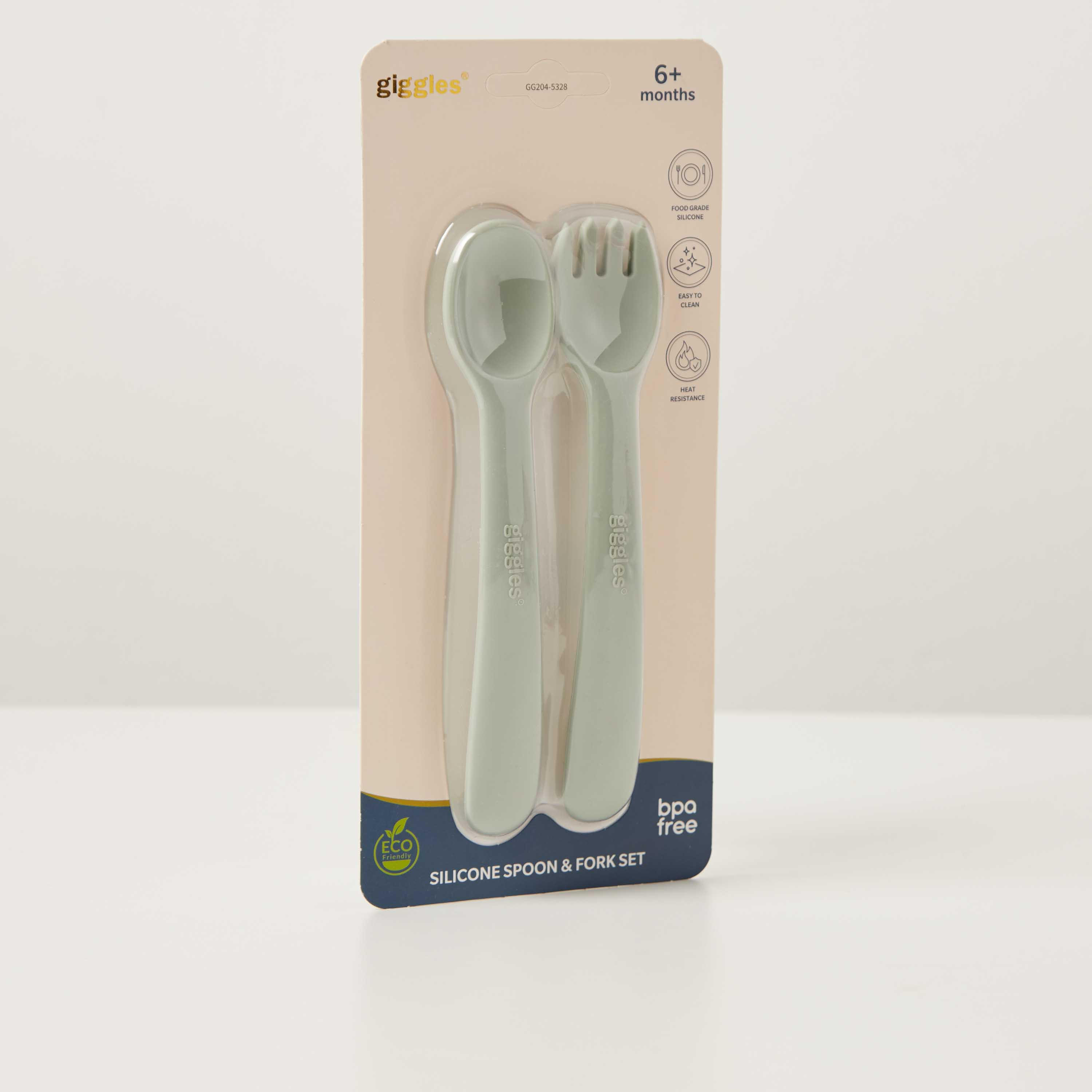 مجموعة ملعقة وشوكة سيليكون من جيجلز-baby-feeding-mealtimeessentials-image-2