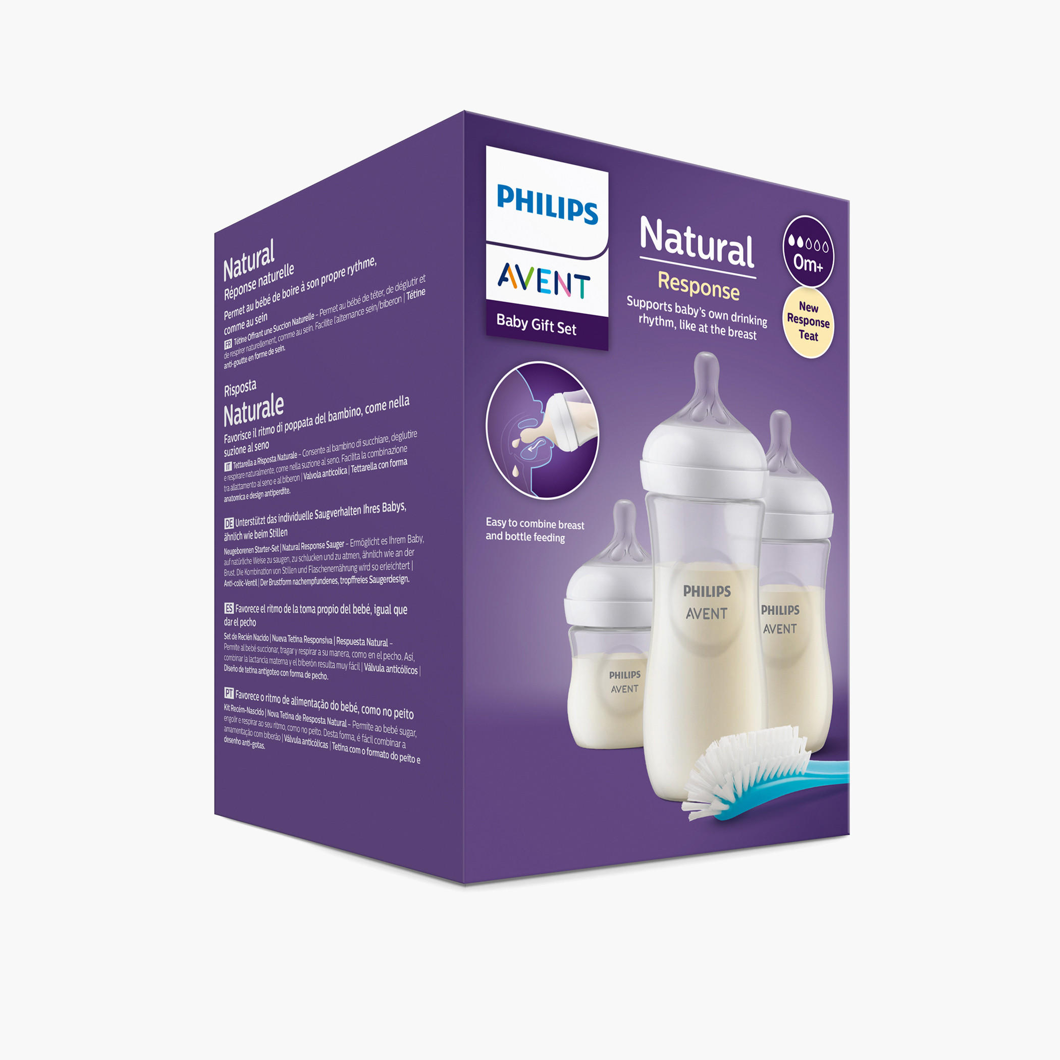 Shop Philips Avent Natural Response 3-Piece Feeding Bottle Gift