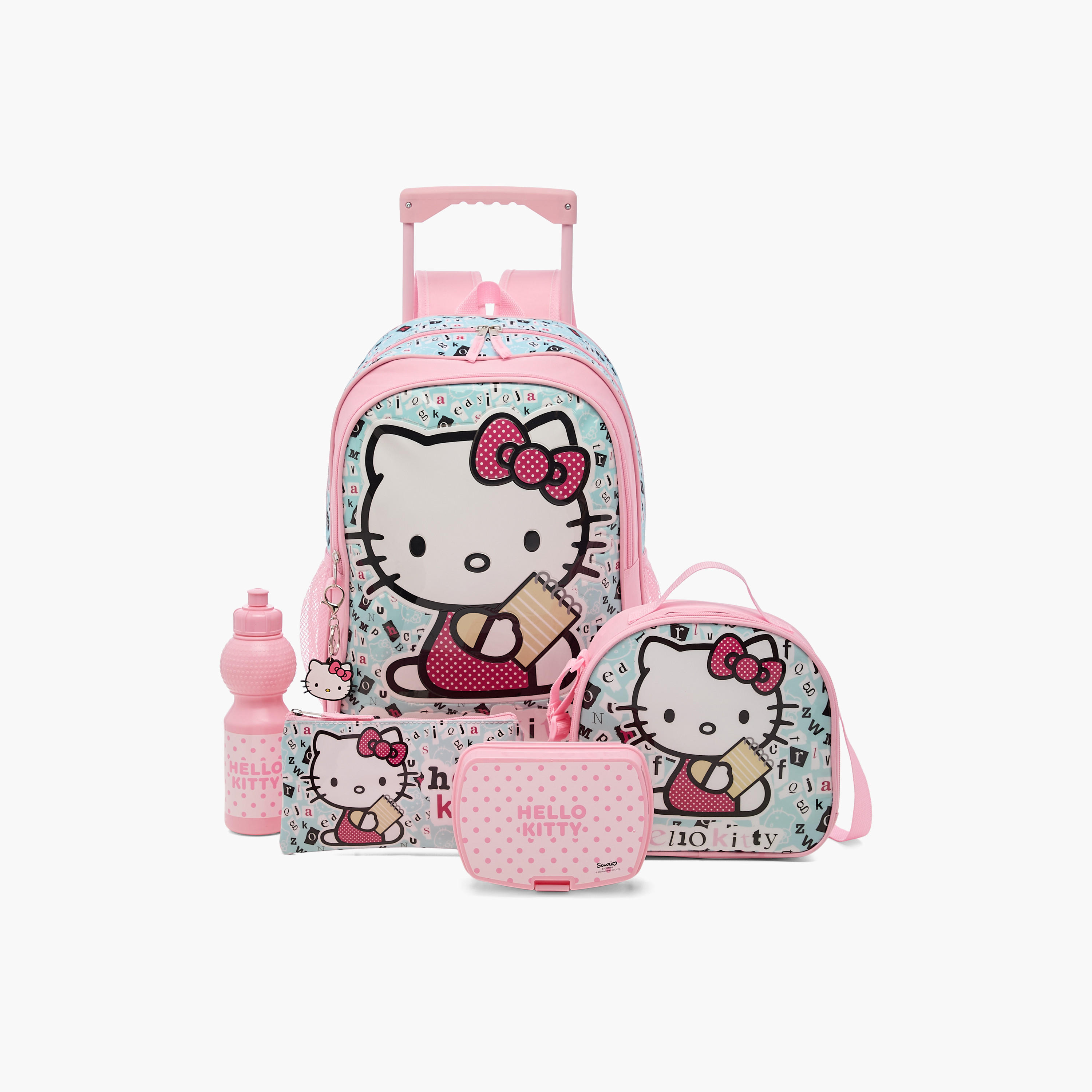 Trolley Kd Backpack For Cheap Buy Sanrio Hello Kitty Print 5-Piece