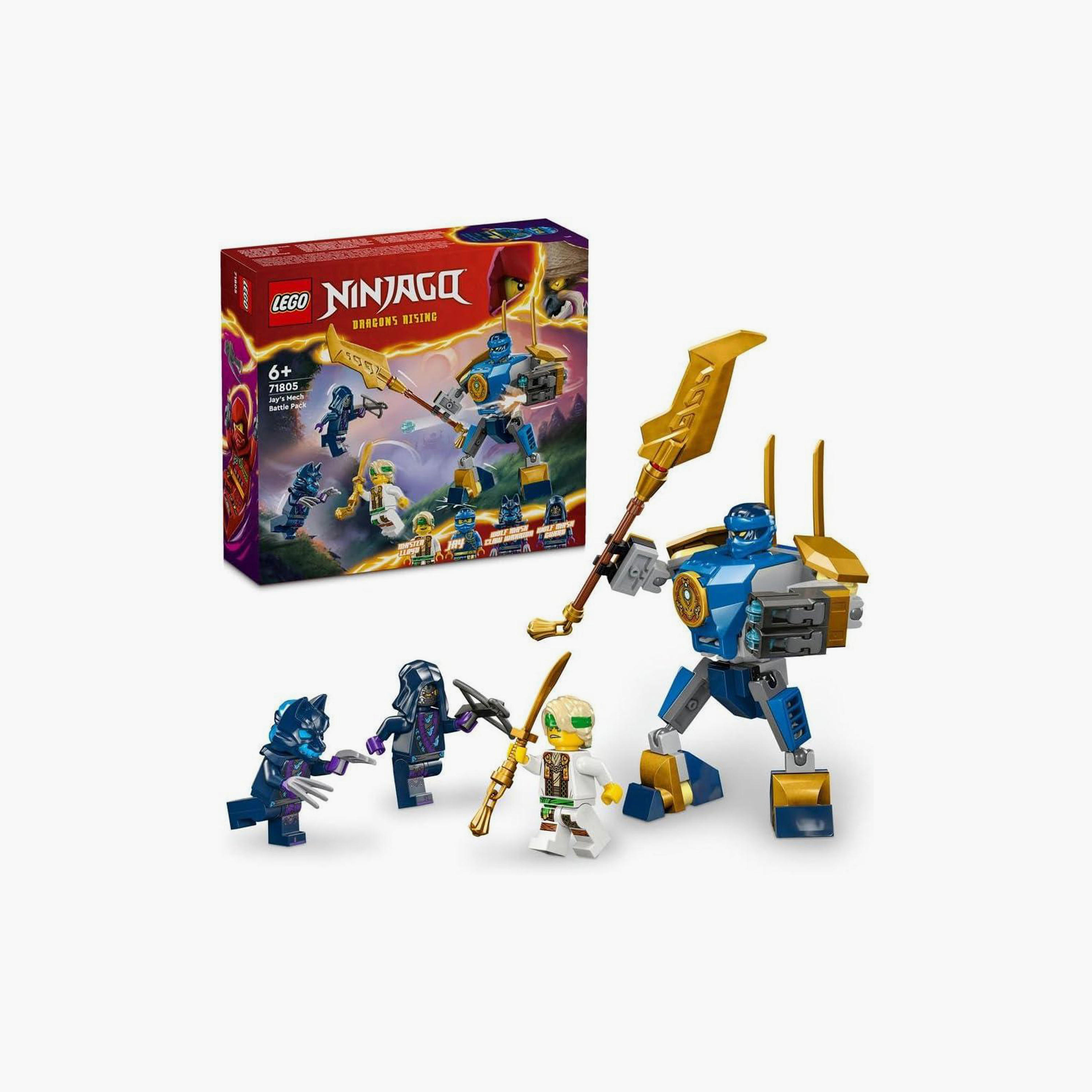 Shop LEGO® NINJAGO® Jay's Mech Battle Pack Ninja Toy 71805 Online