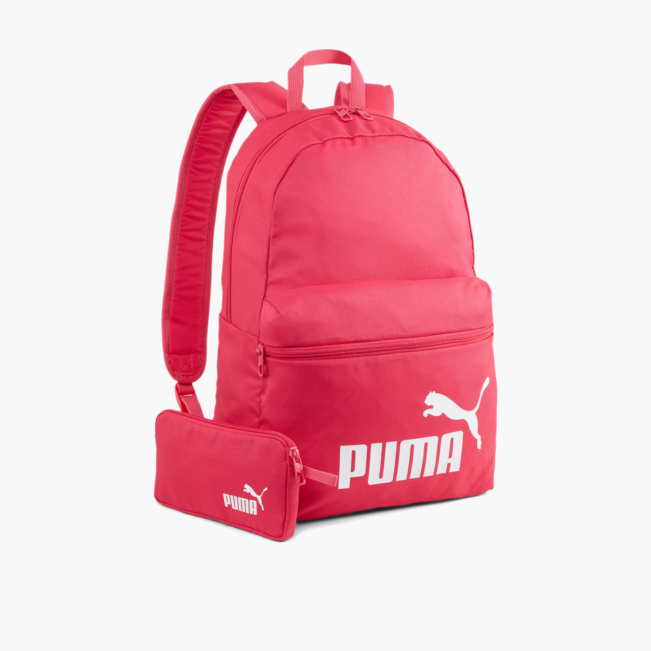 Buy PUMA Logo Print Backpack with Adjustable Straps and Zip Closure - 18  inches Online | Babyshop Kuwait