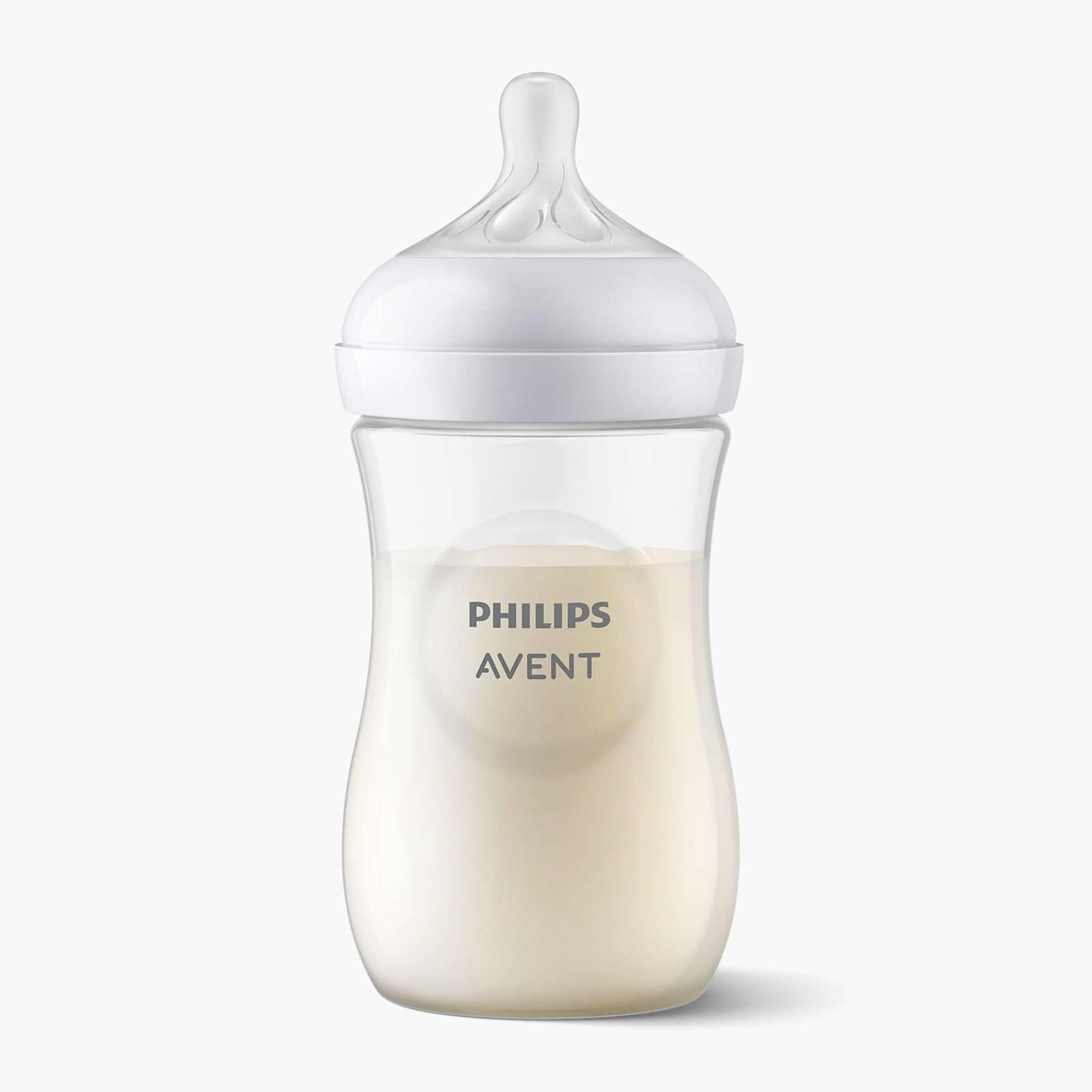 Philips Avent Natural Feeding Bottle - 260 ml (0-12 months)-baby-feeding-feedingbottles-bottlesandteats-image-2