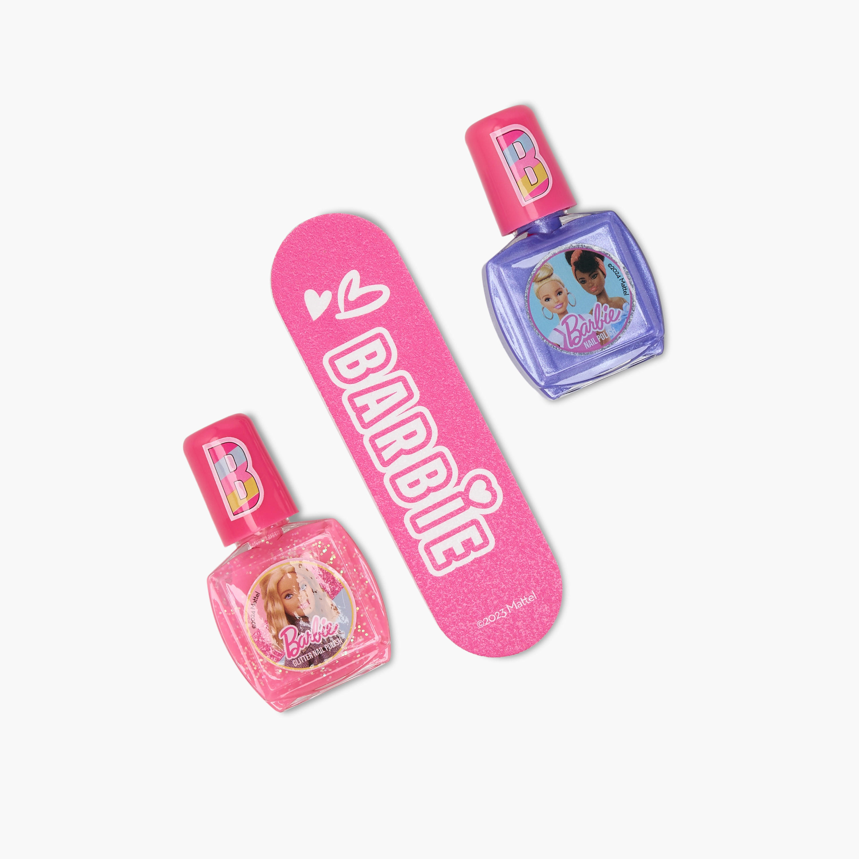 مجموعة طلاء الأظافر ومبرد الأظافر 3 قطع من باربي-toys-roleplay-makeupandcosmeticsets-image-4