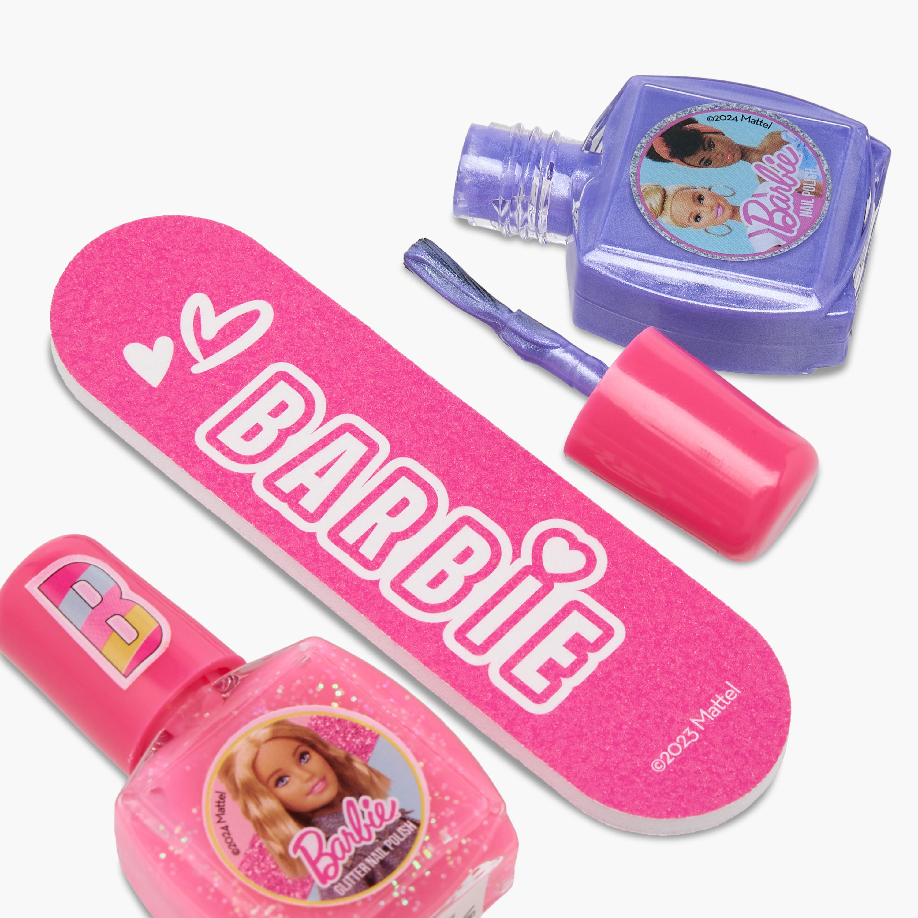 مجموعة طلاء الأظافر ومبرد الأظافر 3 قطع من باربي-toys-roleplay-makeupandcosmeticsets-image-5