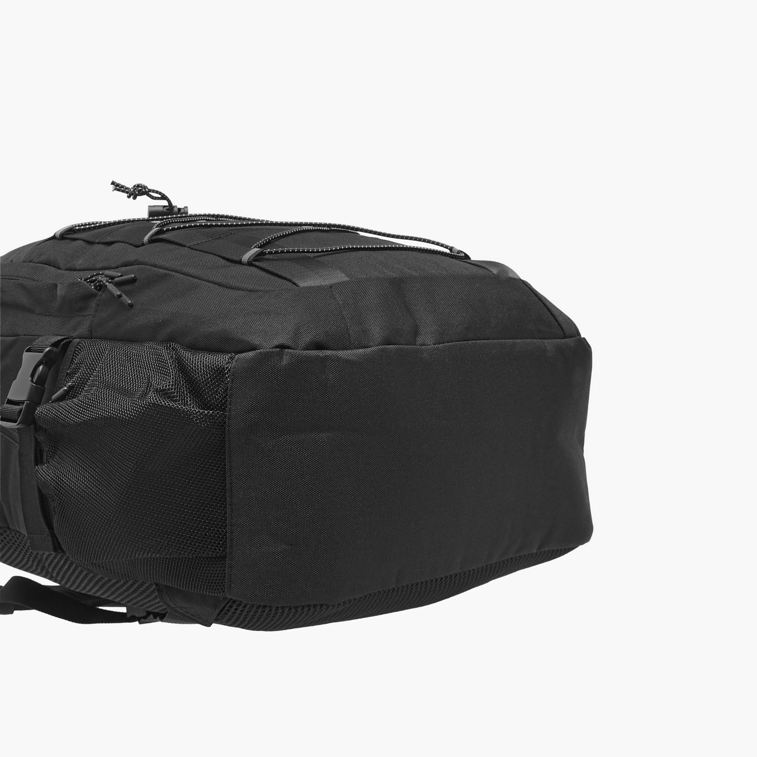 Lee Cooper Logo Applique Backpack with Adjustable Straps and Zip Closure - 14x31x46 cm-men-bags-image-6