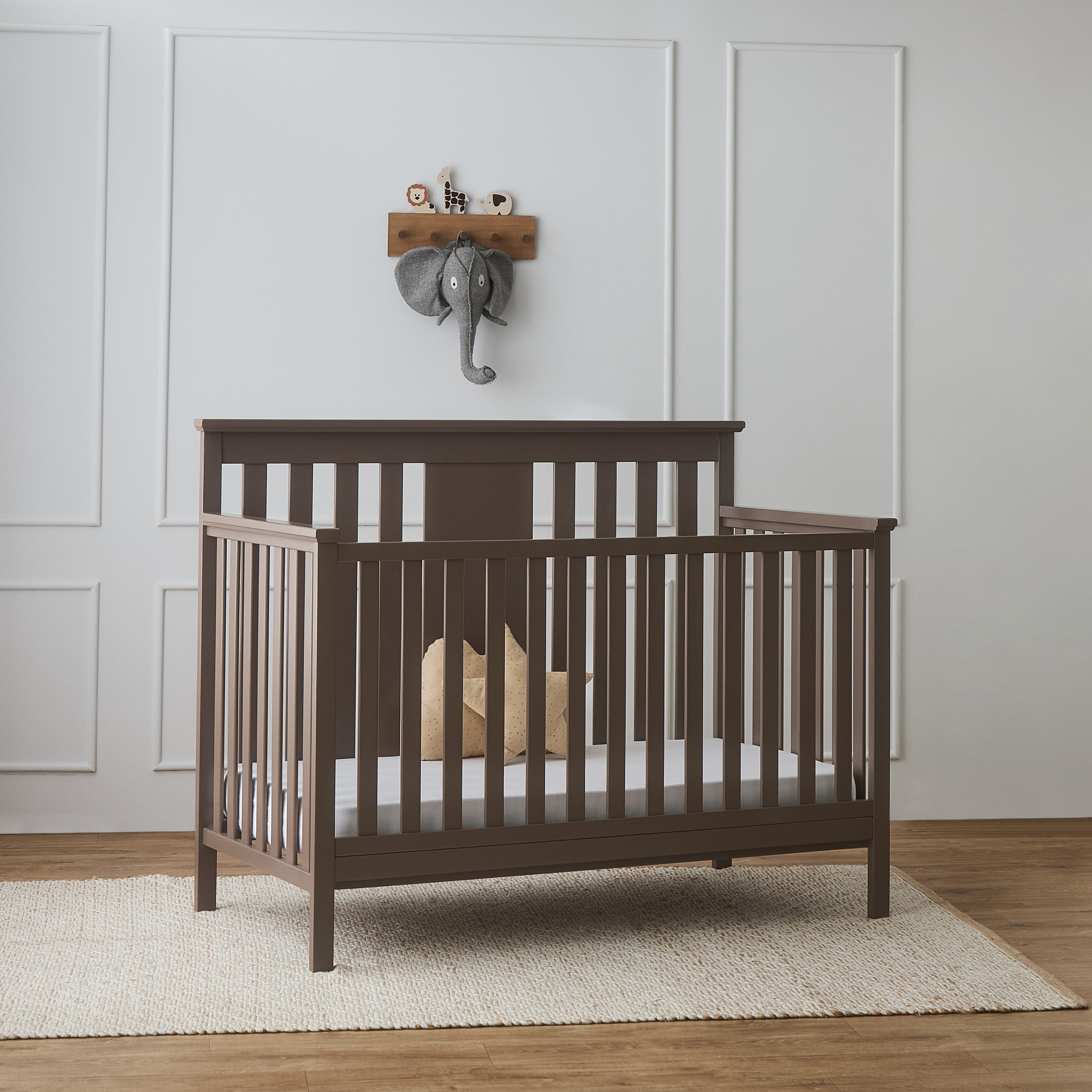 سرير أطفال قابل للتحويل 3 في 1 أدريان من جونيورز - (حتى 6 سنوات)-baby-nursery-furniture-cribsandbeds-babycribs-image-1