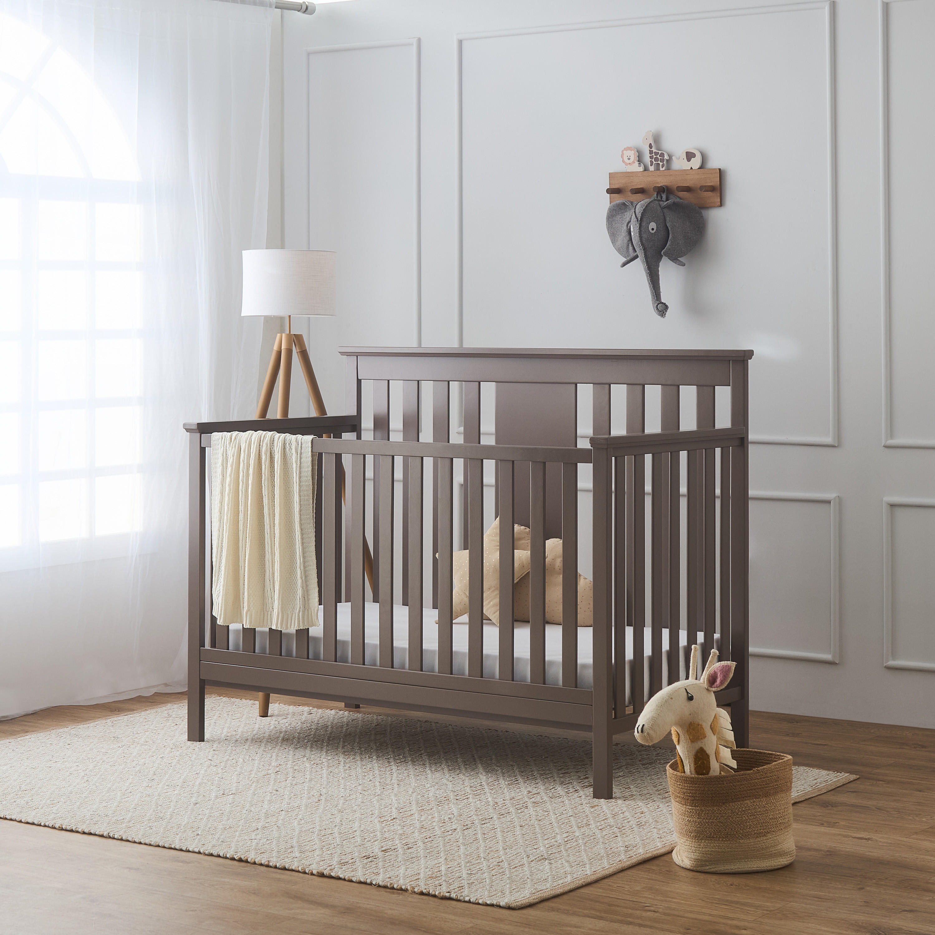 سرير أطفال قابل للتحويل 3 في 1 أدريان من جونيورز - (حتى 6 سنوات)-baby-nursery-furniture-cribsandbeds-babycribs-image-9