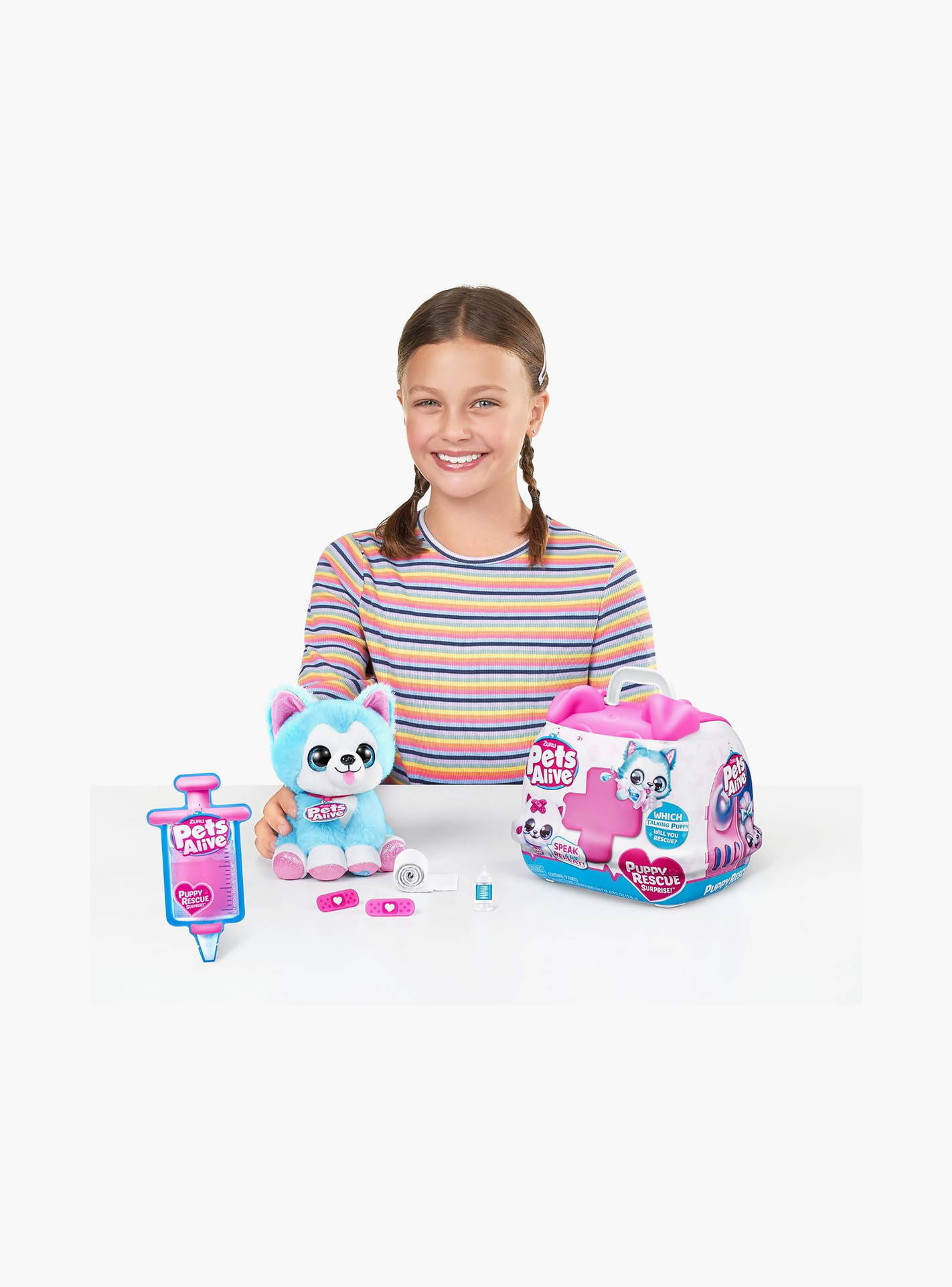Zuru 12-Piece Plush Pets Alive Puppy Rescue Interactive Surprice Series 3 - Assorted Colours-toys-plushsofttoys-cartooncharacters-image-7
