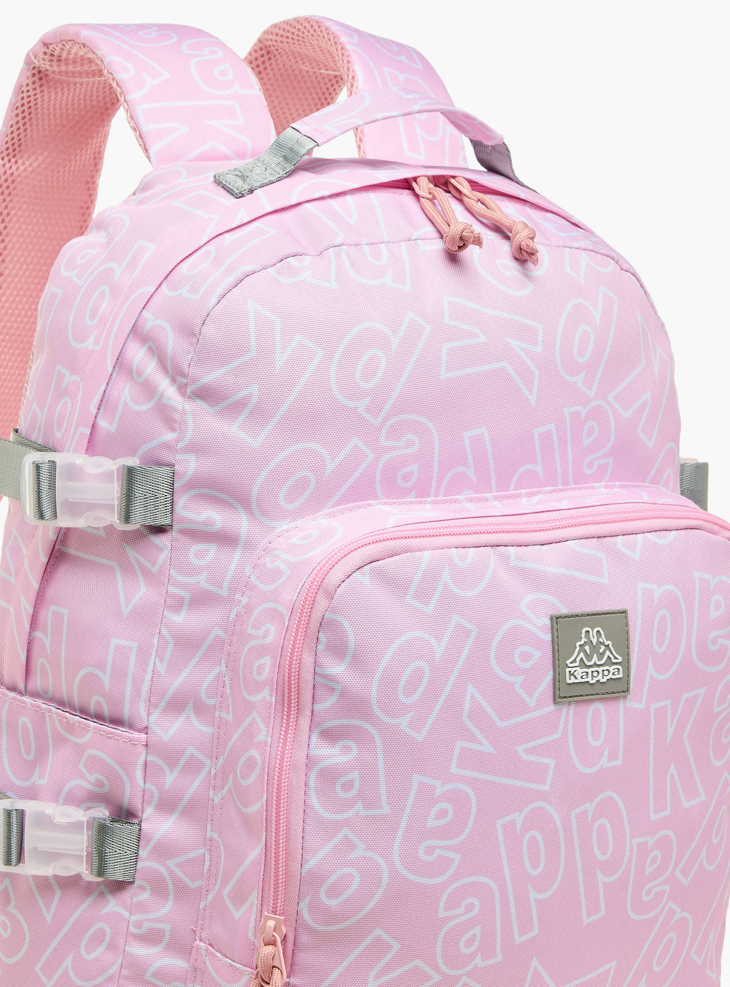 Kappa Logo Print School Backpack with Adjustable Straps and Zip Closure - 22x34x48 cm-school-bagsandbackpacks-backpacks-image-6