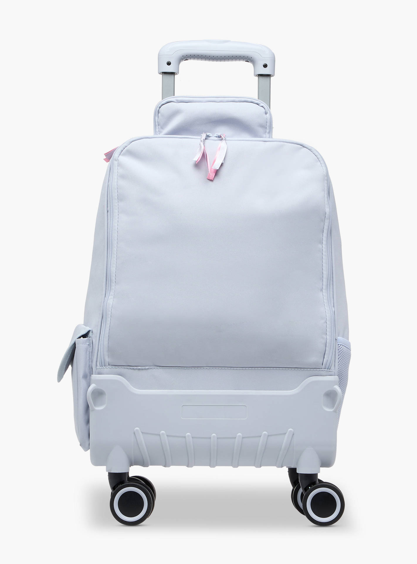 Juniors Cat Print Trolley Backpack with Retractable Handle and Zip Closure - 18 Inches-school-bagsandbackpacks-trolleybags-image-5