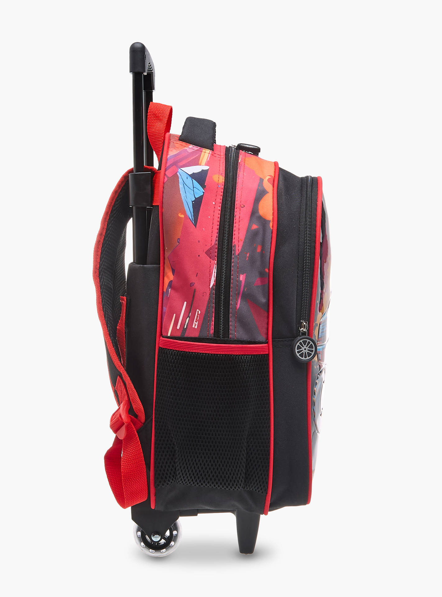 Juniors Vehicles 3-Piece School Trolley Bag Set for Boys 5-8 Years with Lunch Bag and Pencil Pouch -school-bagsandbackpacks-trolleybags-image-6