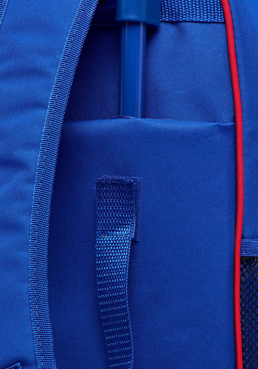 طقم شنطة ظهر ترولي 5 قطع بطبعات شاحنات وحش هوت ويلز - 16 بوصة-school-bagsandbackpacks-trolleybags-image-14